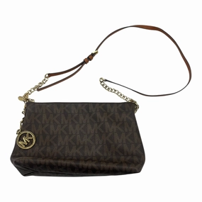 Crossbody Designer By Michael Kors In Brown, Size:Medium