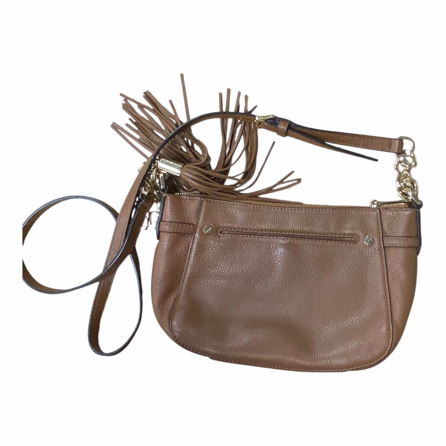 Crossbody Designer By Michael Kors In Brown, Size:Medium
