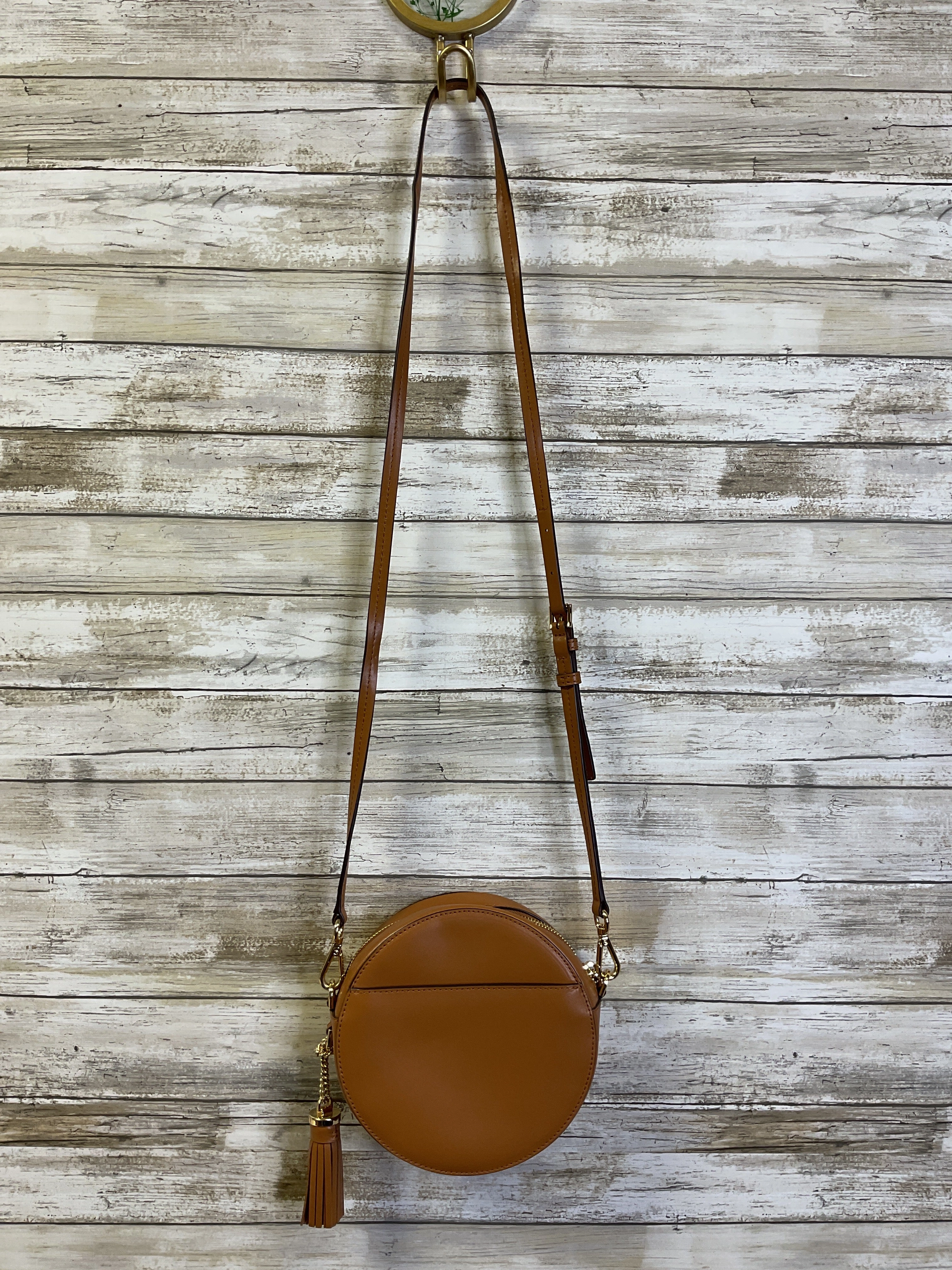Crossbody Designer By Michael Kors In Brown, Size:Small