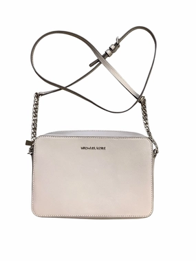 Crossbody Designer By Michael Kors In Grey, Size:Medium