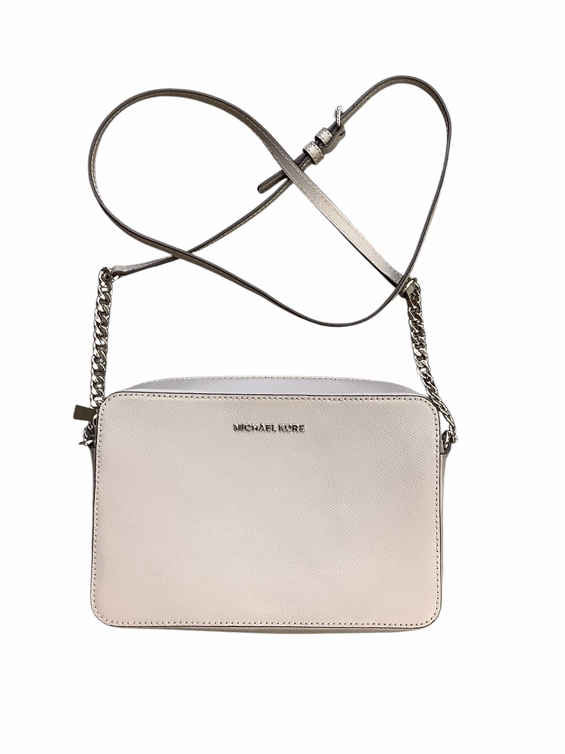 Crossbody Designer By Michael Kors In Grey, Size:Medium