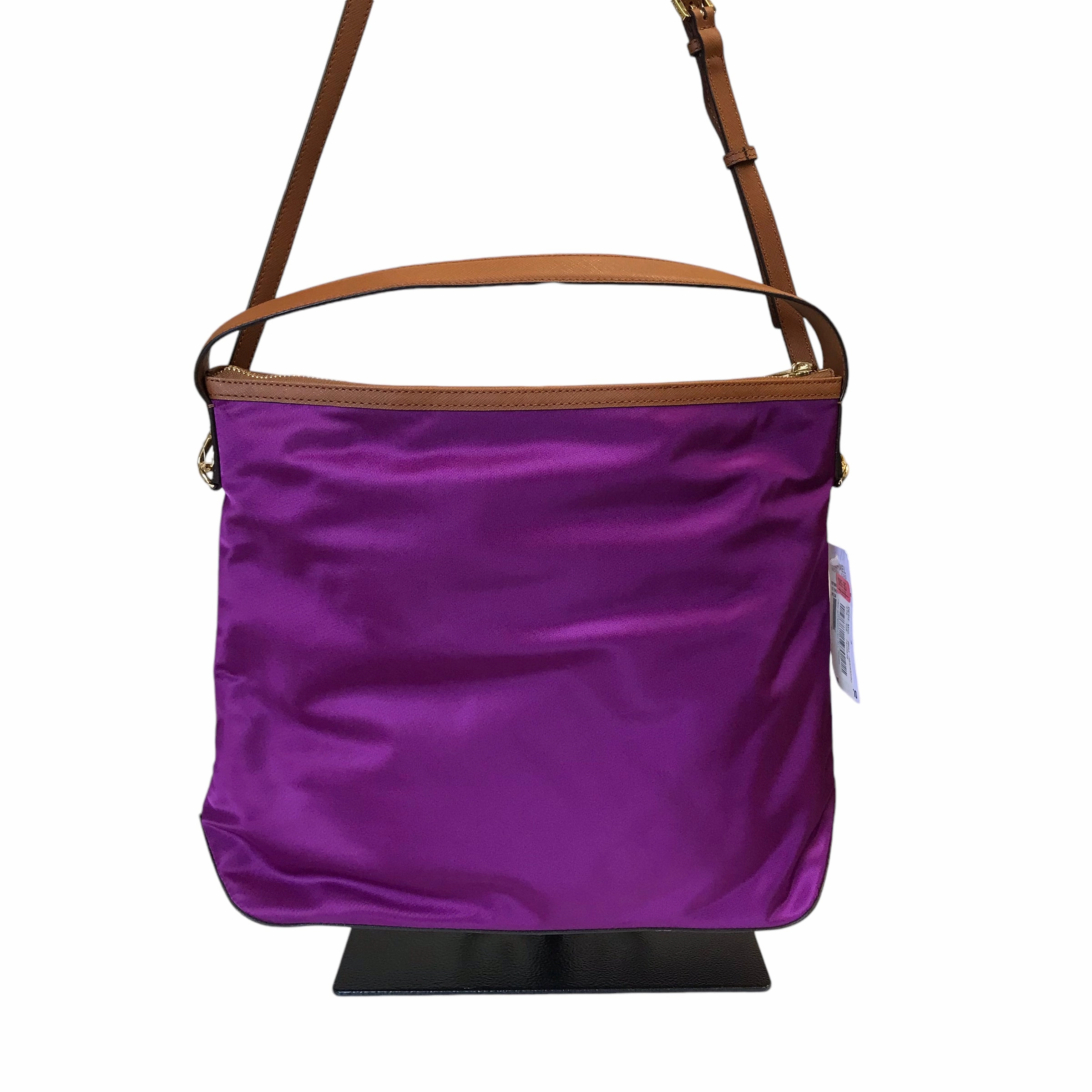 Crossbody Designer By Michael Kors In Purple, Size:Large