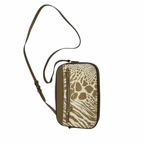 Crossbody Designer By Michael Kors In Tan, Size:Medium