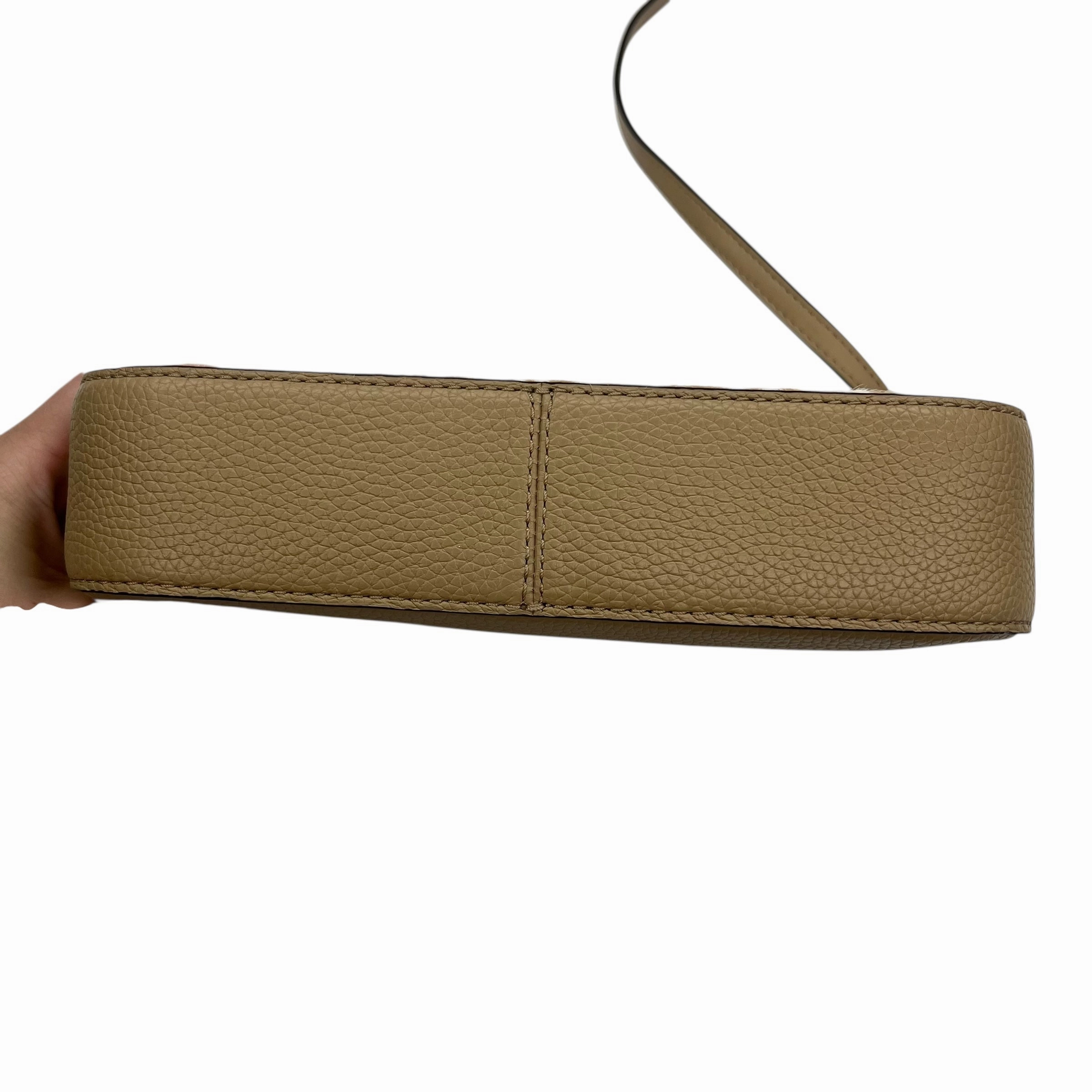 Crossbody Designer By Michael Kors In Tan, Size:Medium