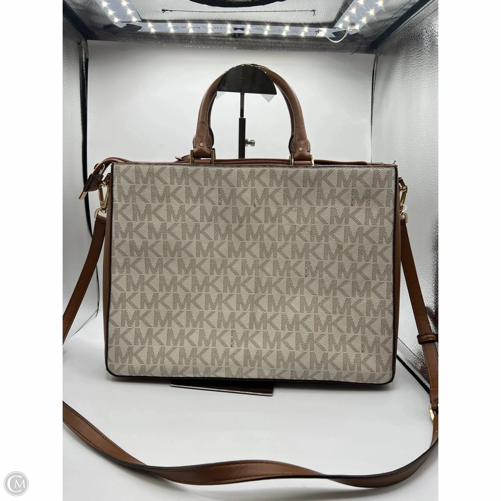 Crossbody Designer By Michael Kors, Size: Large