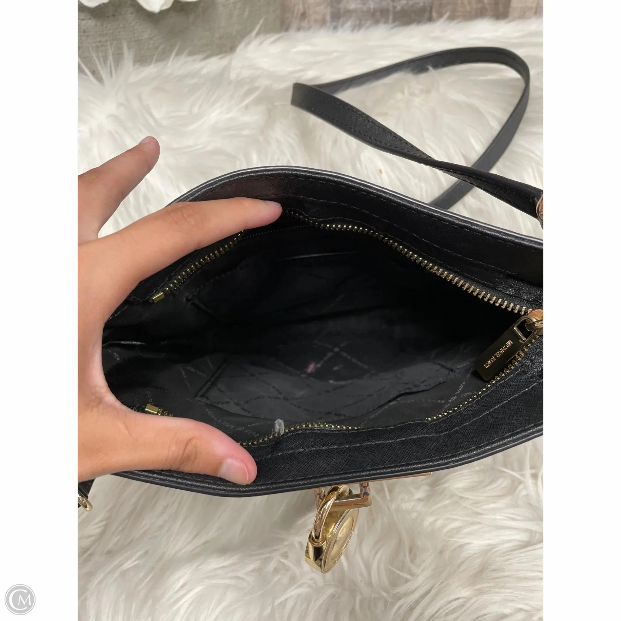 Crossbody Designer By Michael Kors, Size: Medium