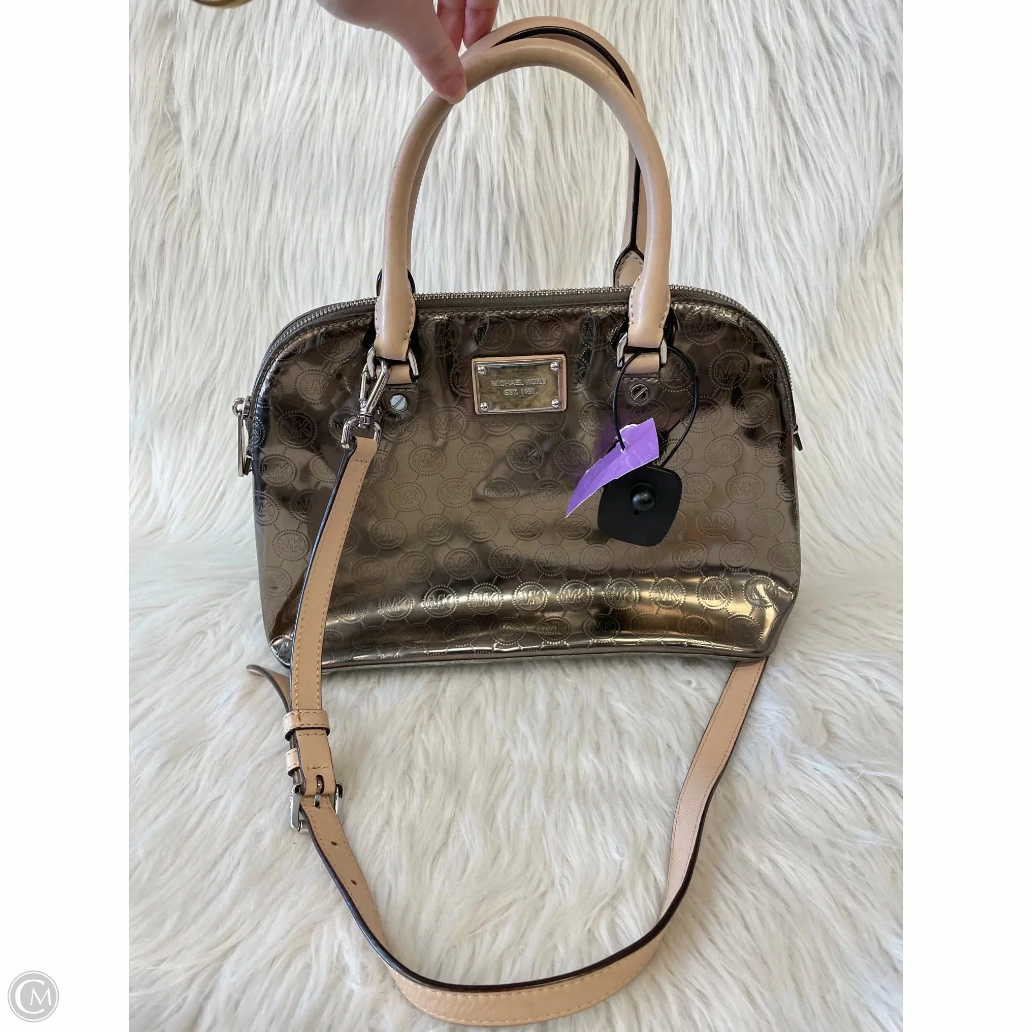Crossbody Designer By Michael Kors, Size: Medium