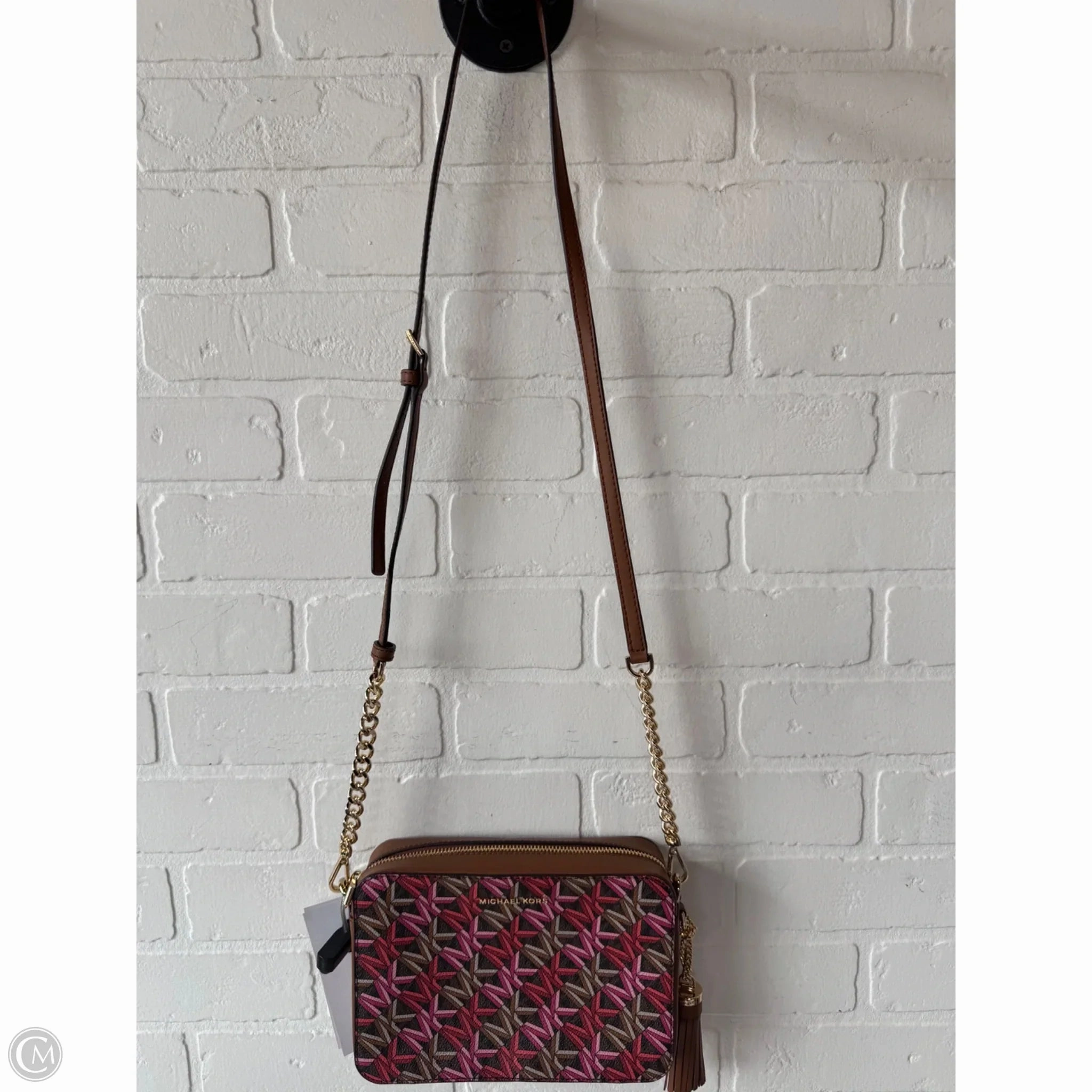 Crossbody Designer By Michael Kors, Size: Medium