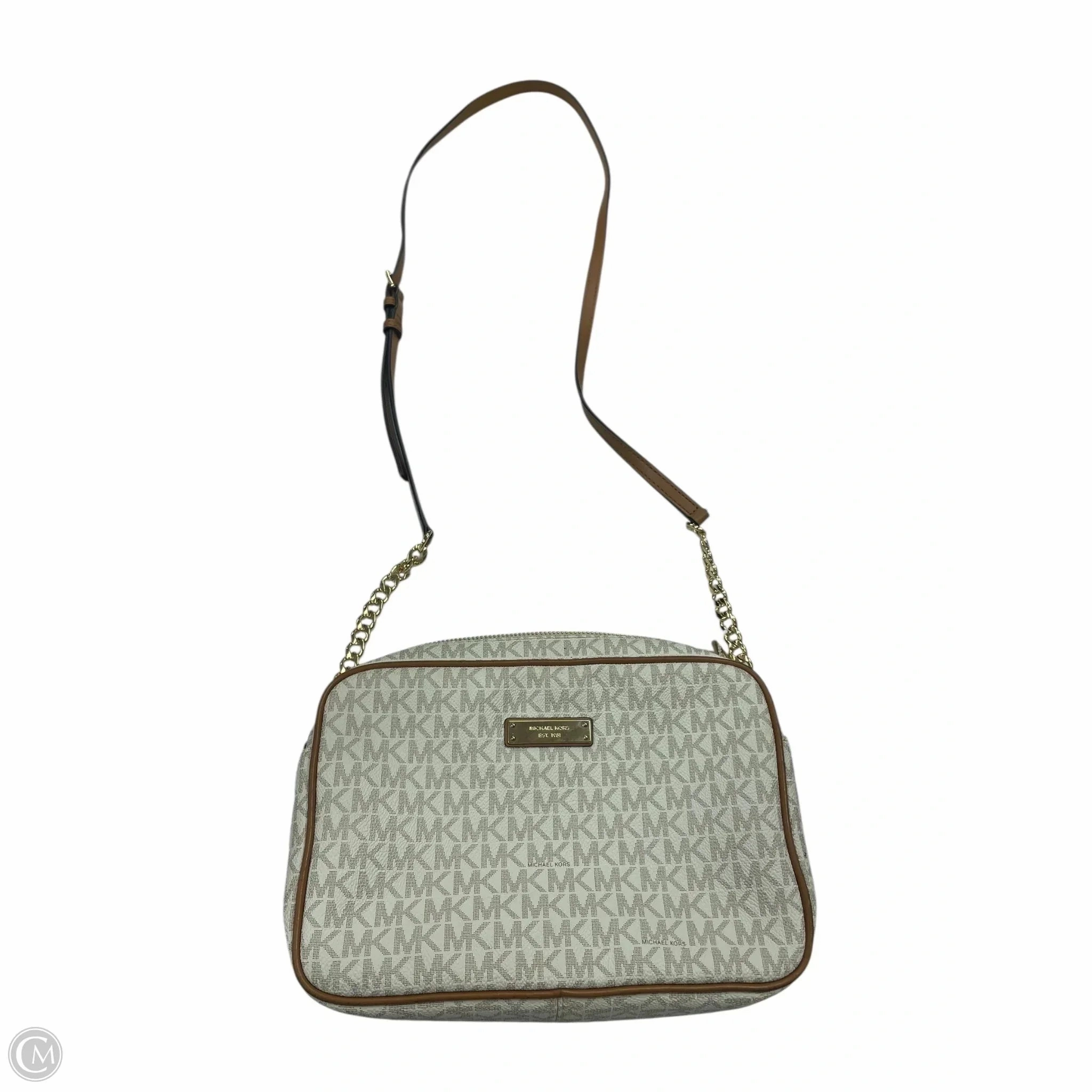 Crossbody Designer By Michael Kors, Size: Medium
