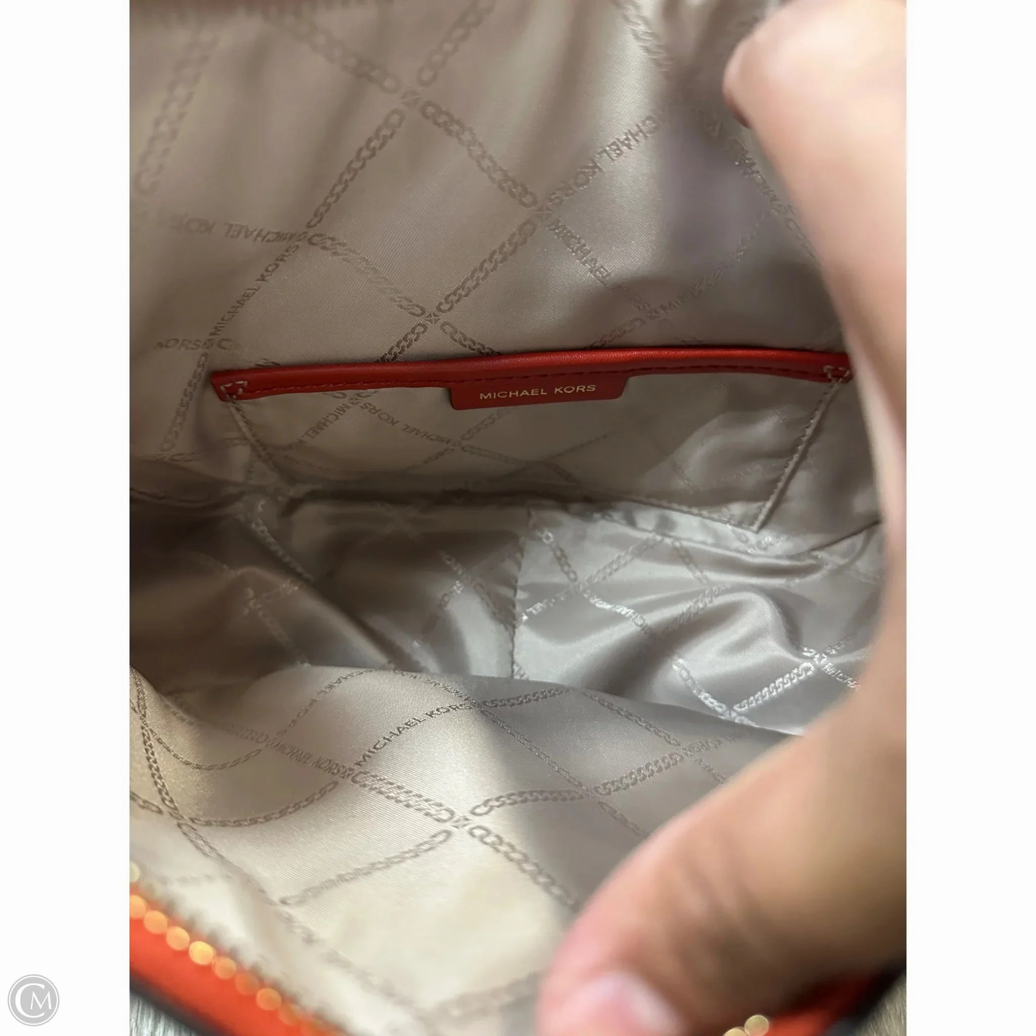 Crossbody Designer By Michael Kors, Size: Medium