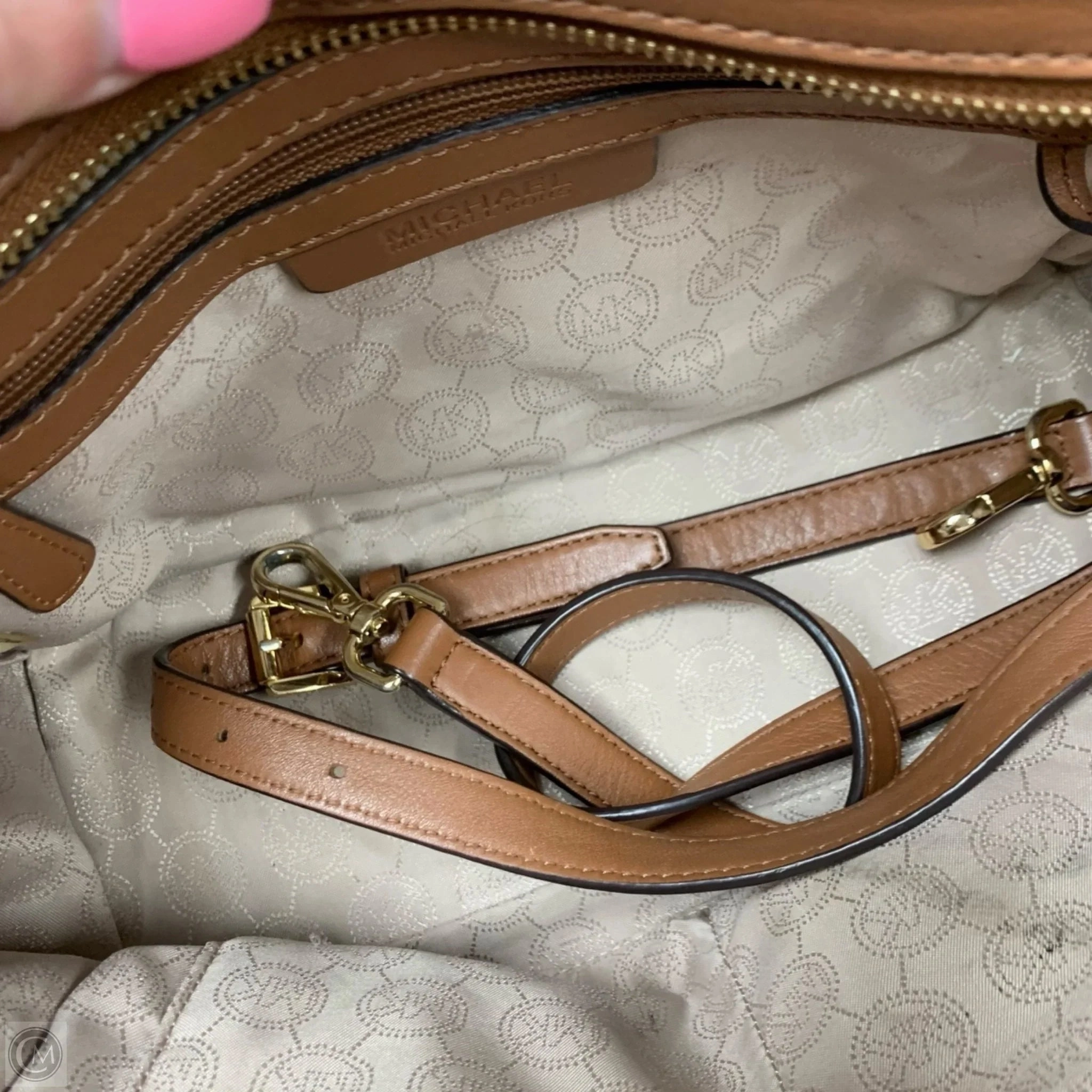 Crossbody Designer By Michael Kors, Size: Medium