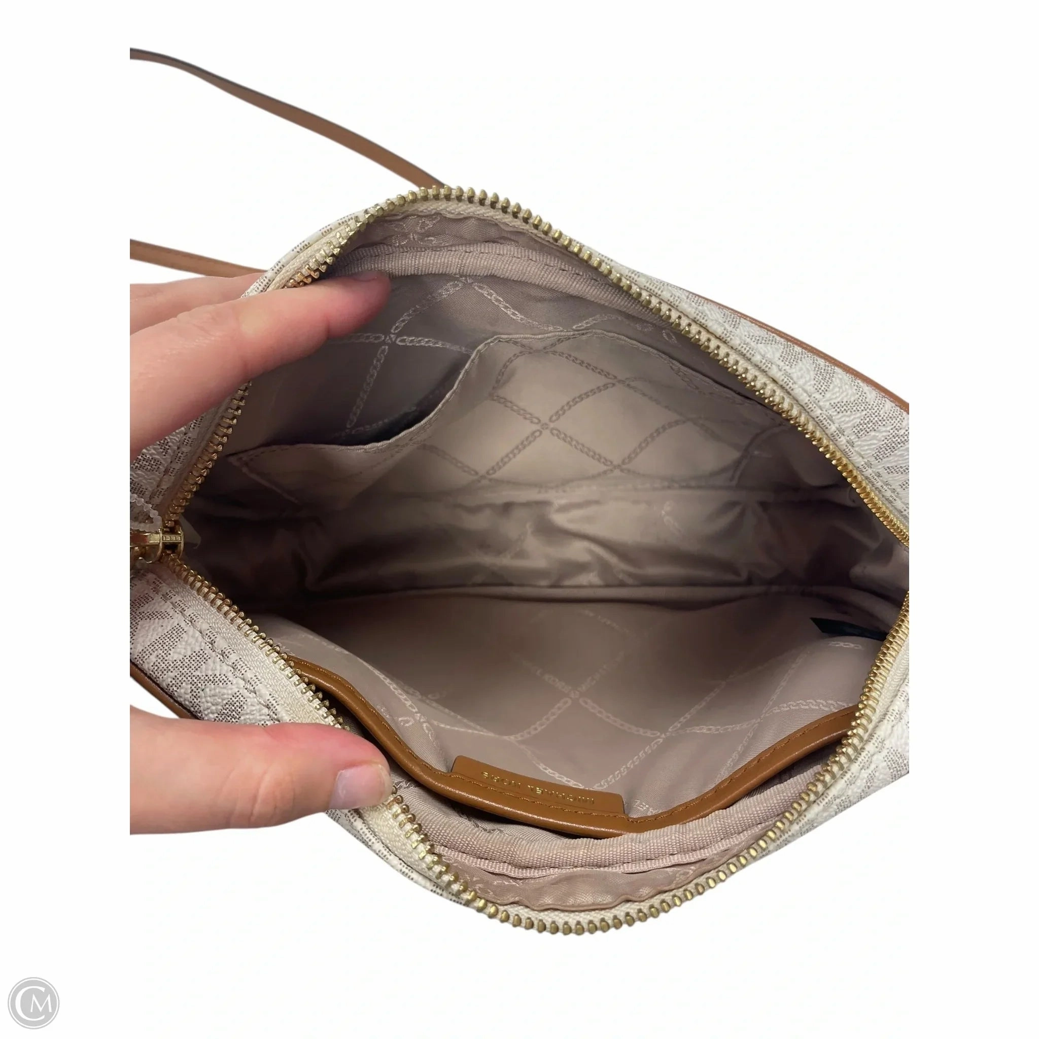 Crossbody Designer By Michael Kors, Size: Medium