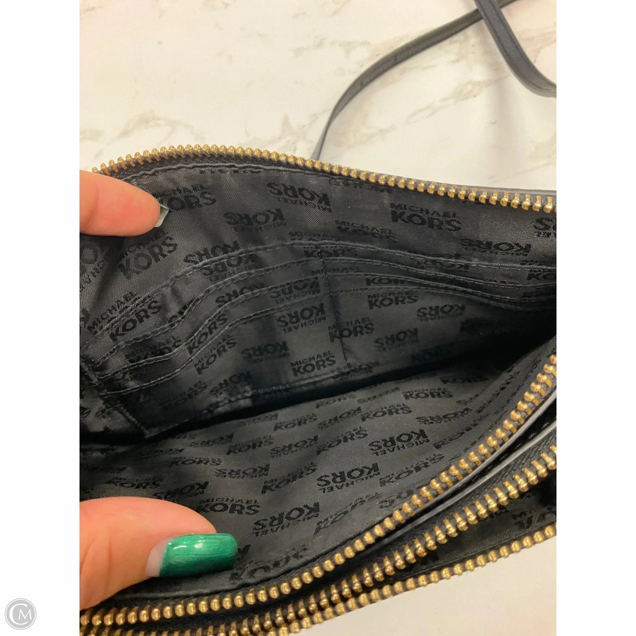 Crossbody Designer By Michael Kors, Size: Medium