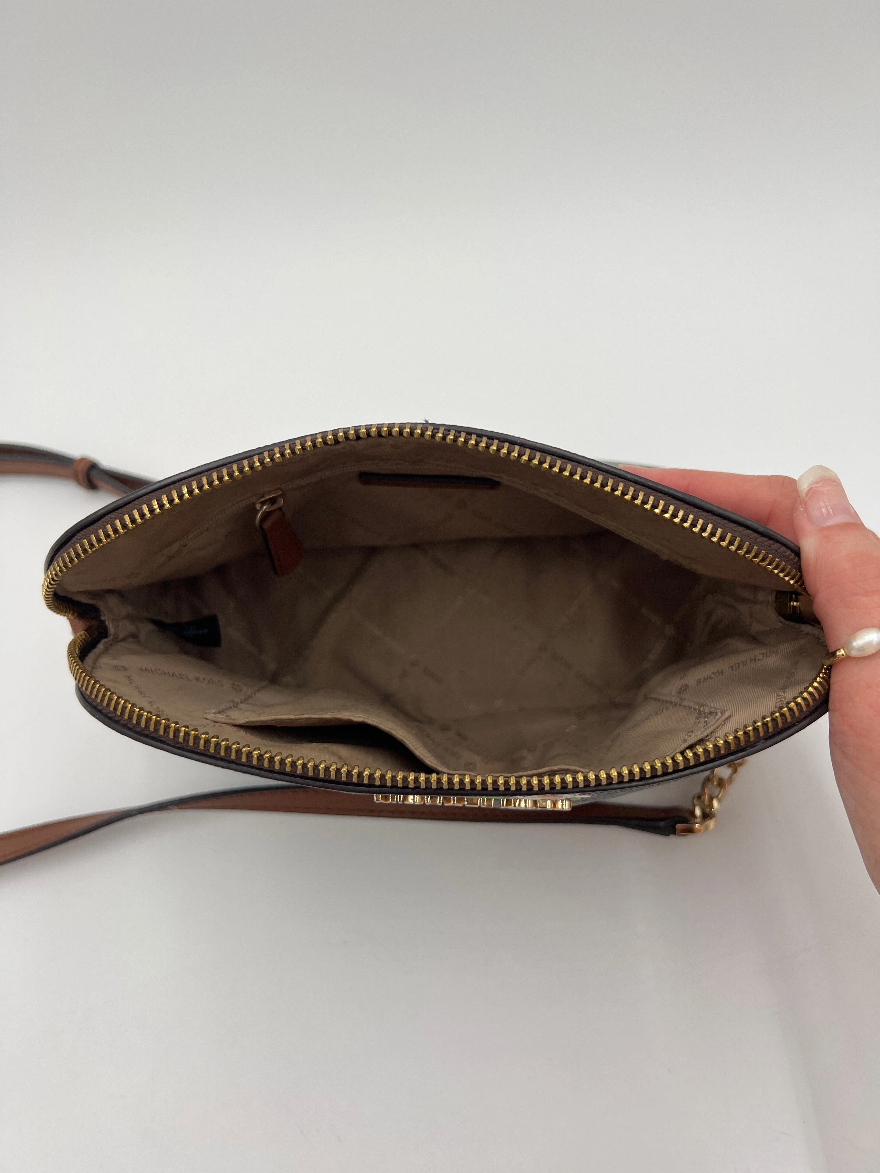 Crossbody Designer By Michael Kors, Size: Medium