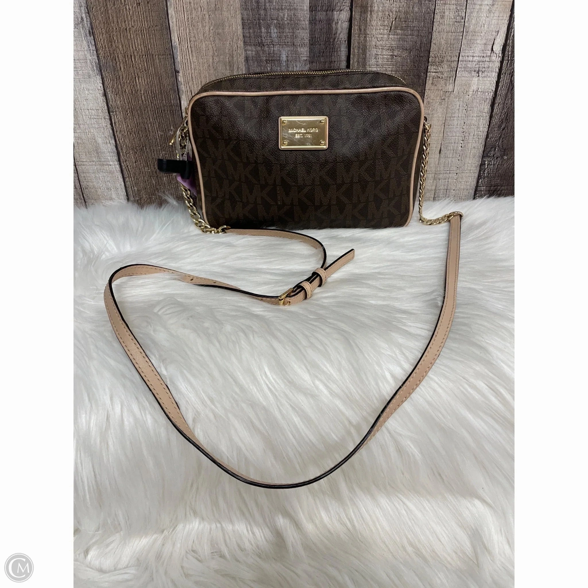 Crossbody Designer By Michael Kors, Size: Medium