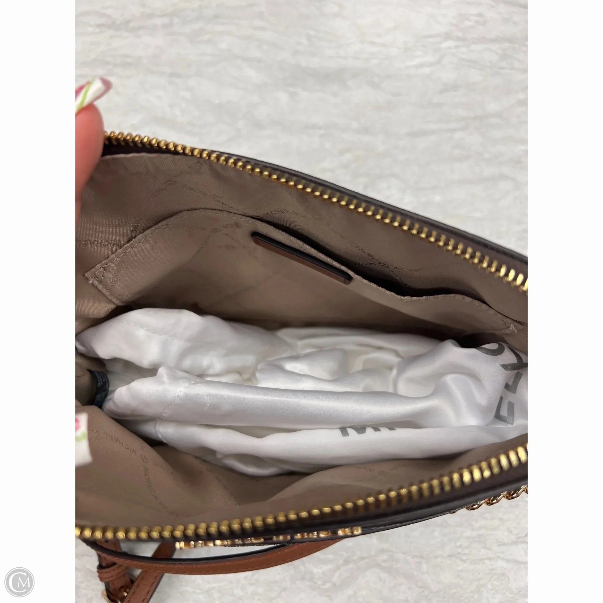 Crossbody Designer By Michael Kors, Size: Medium