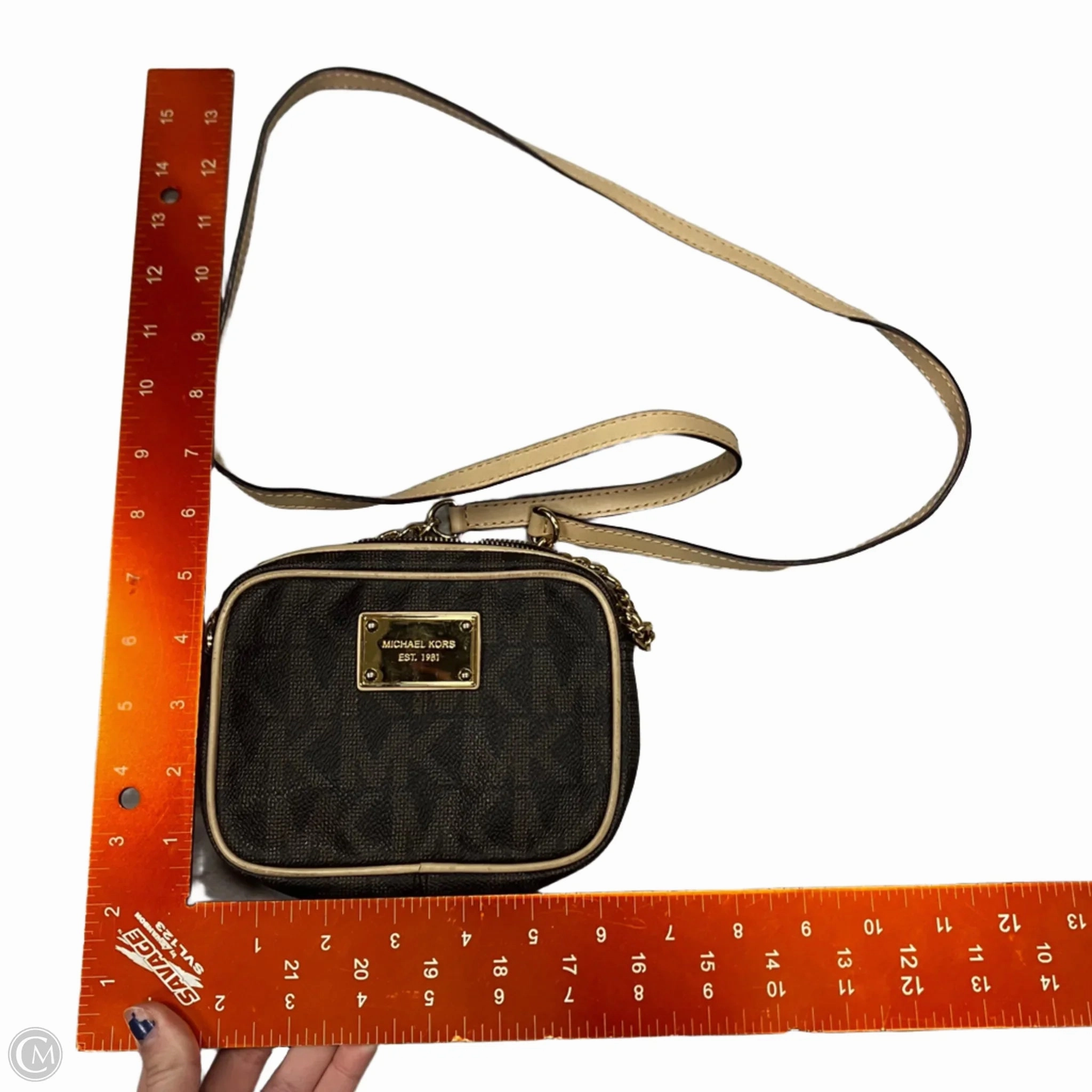 Crossbody Designer By Michael Kors, Size: Small