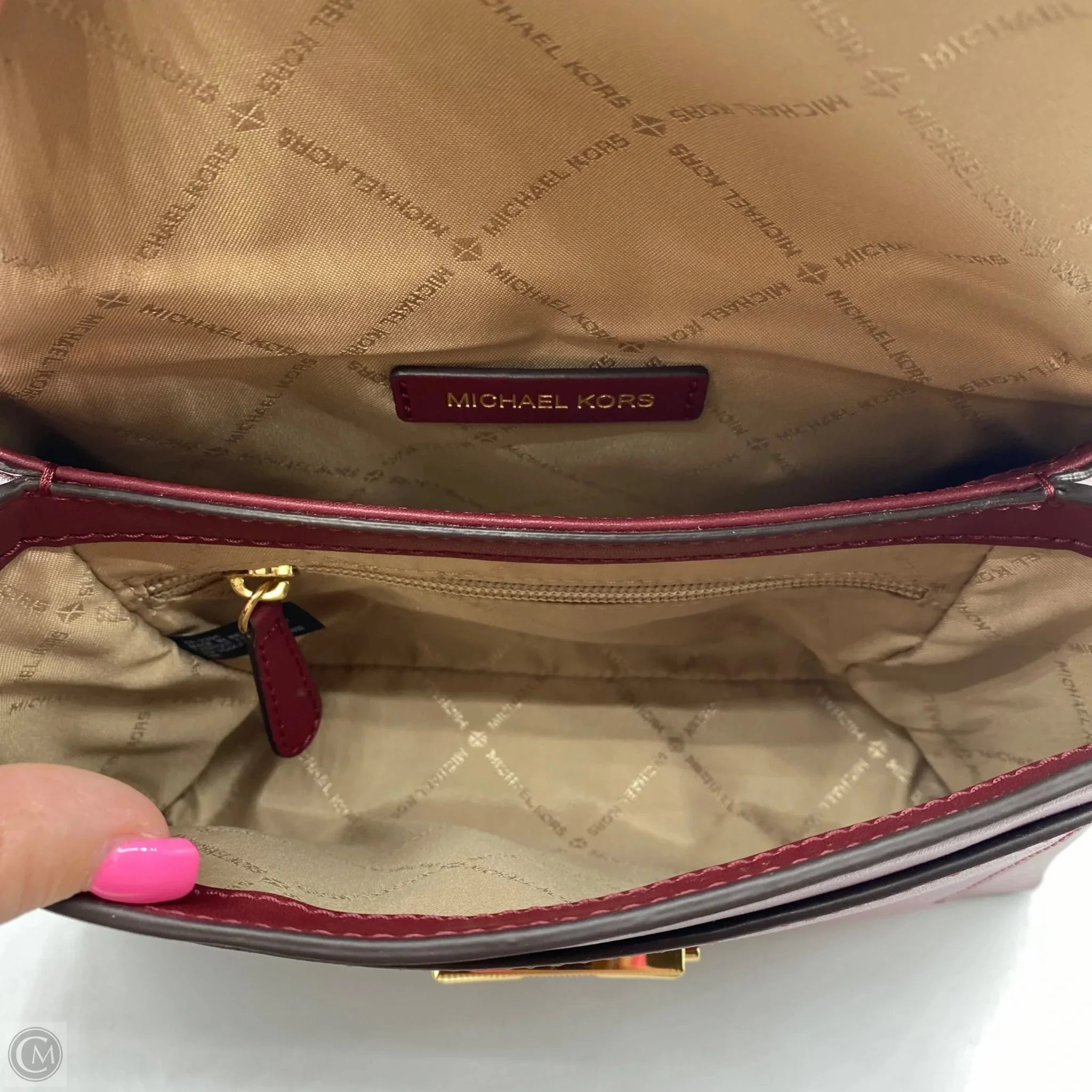 Crossbody Designer By Michael Kors, Size: Small