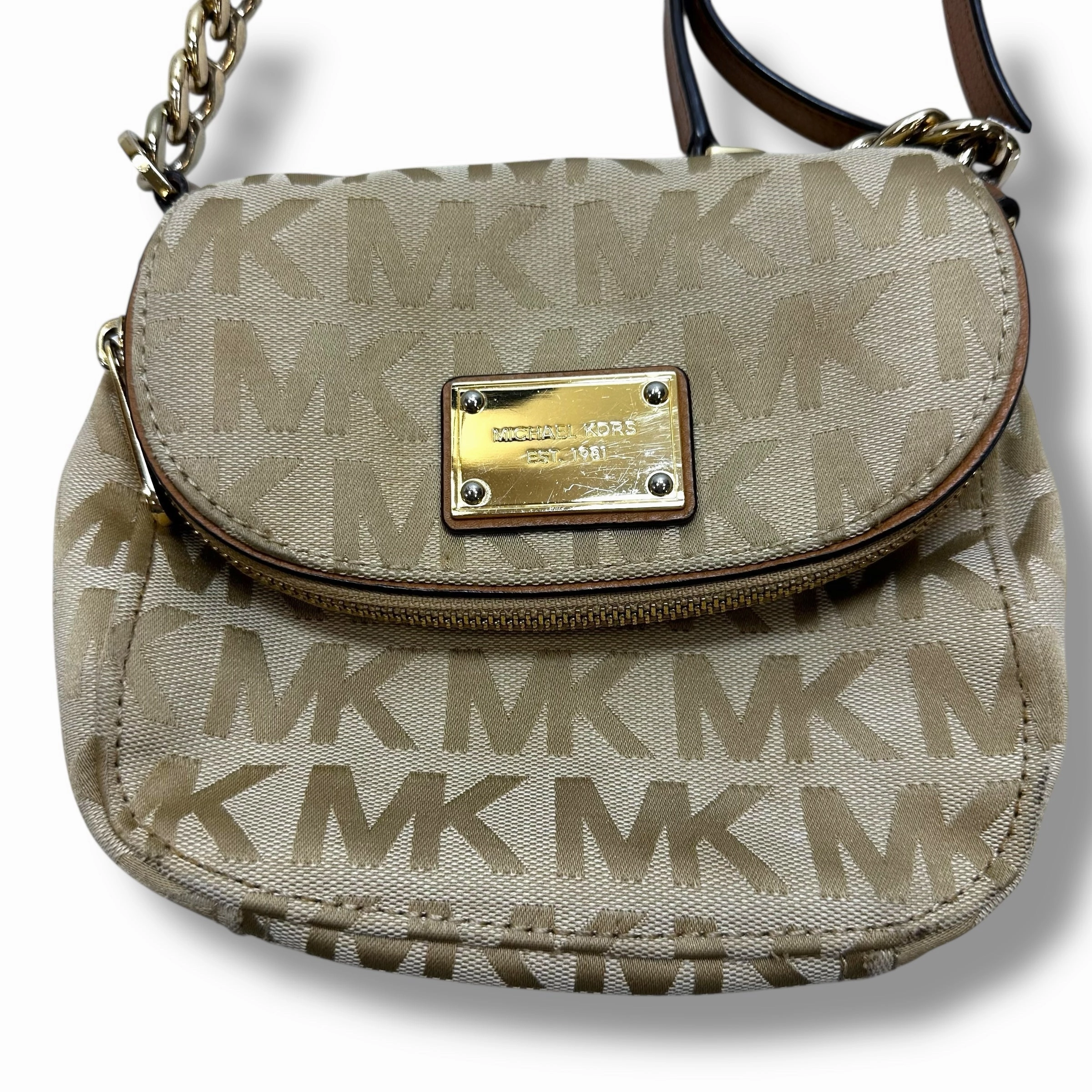 Crossbody Designer By Michael Kors, Size: Small