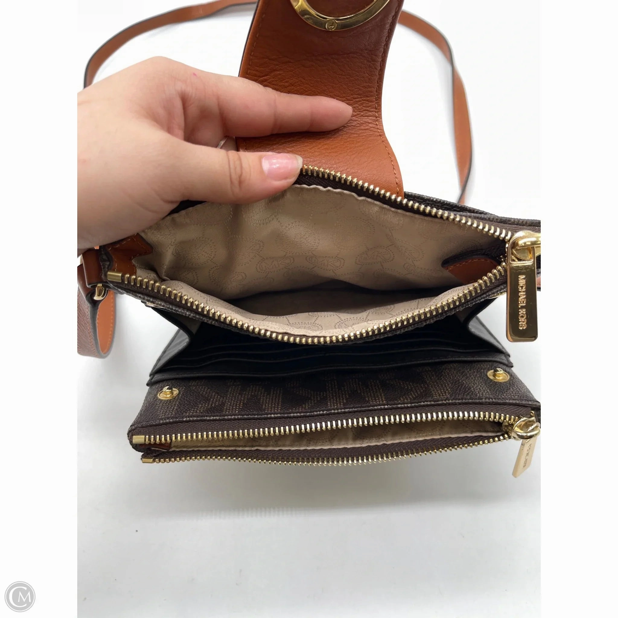Crossbody Designer By Michael Kors, Size: Small