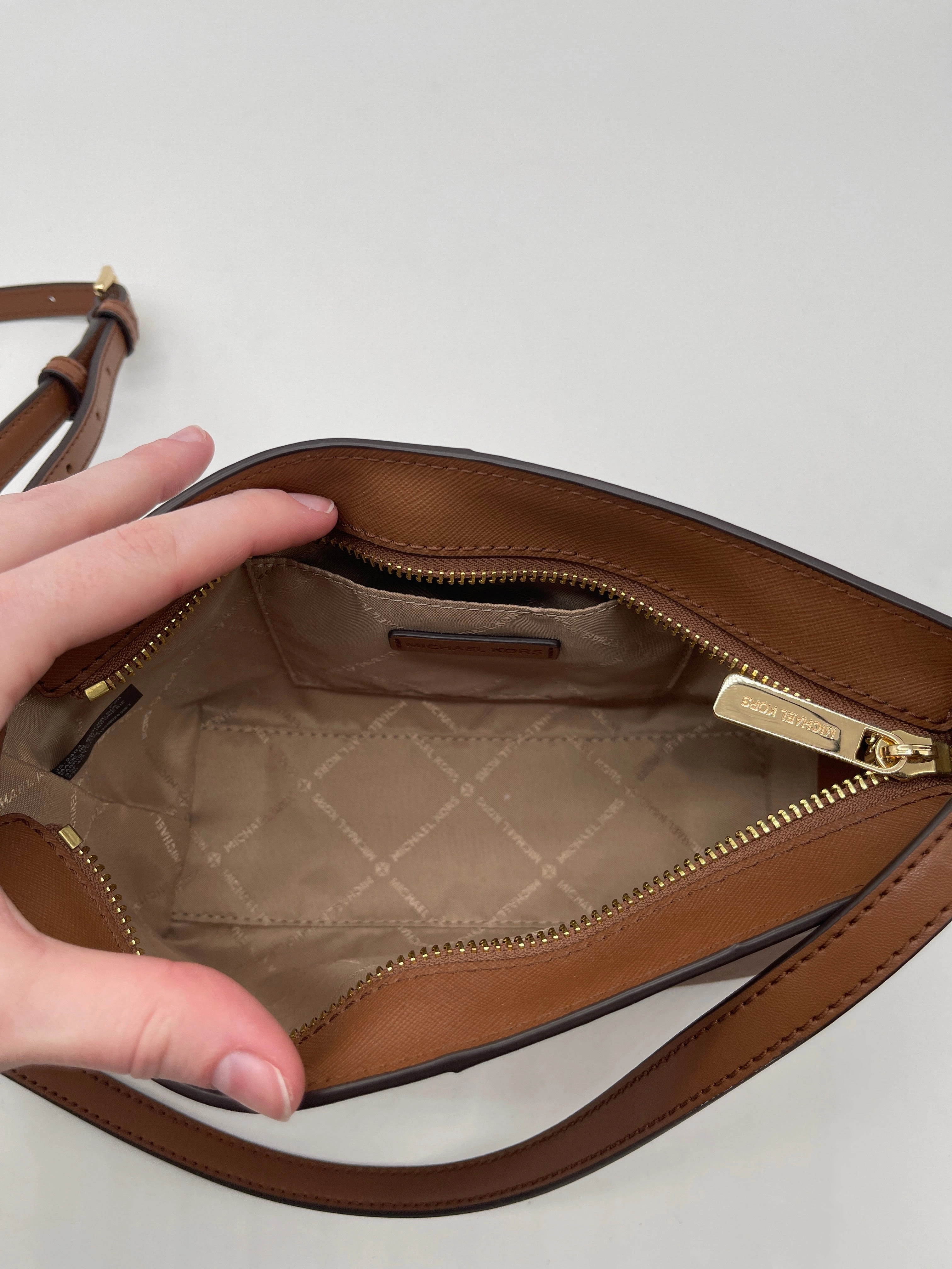 Crossbody Designer By Michael Kors, Size: Small