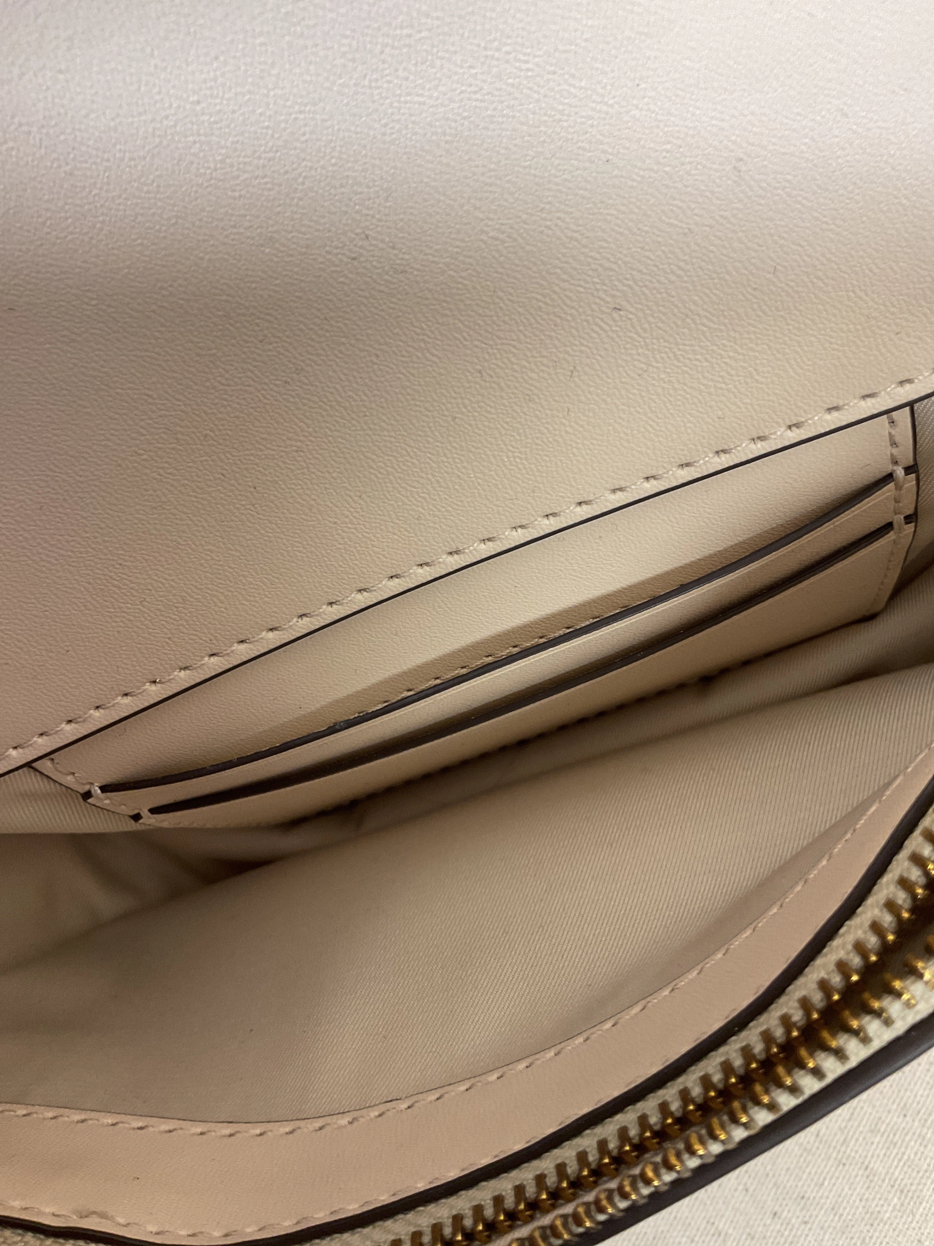 Crossbody Designer By Tory Burch In Gold, Size:Small