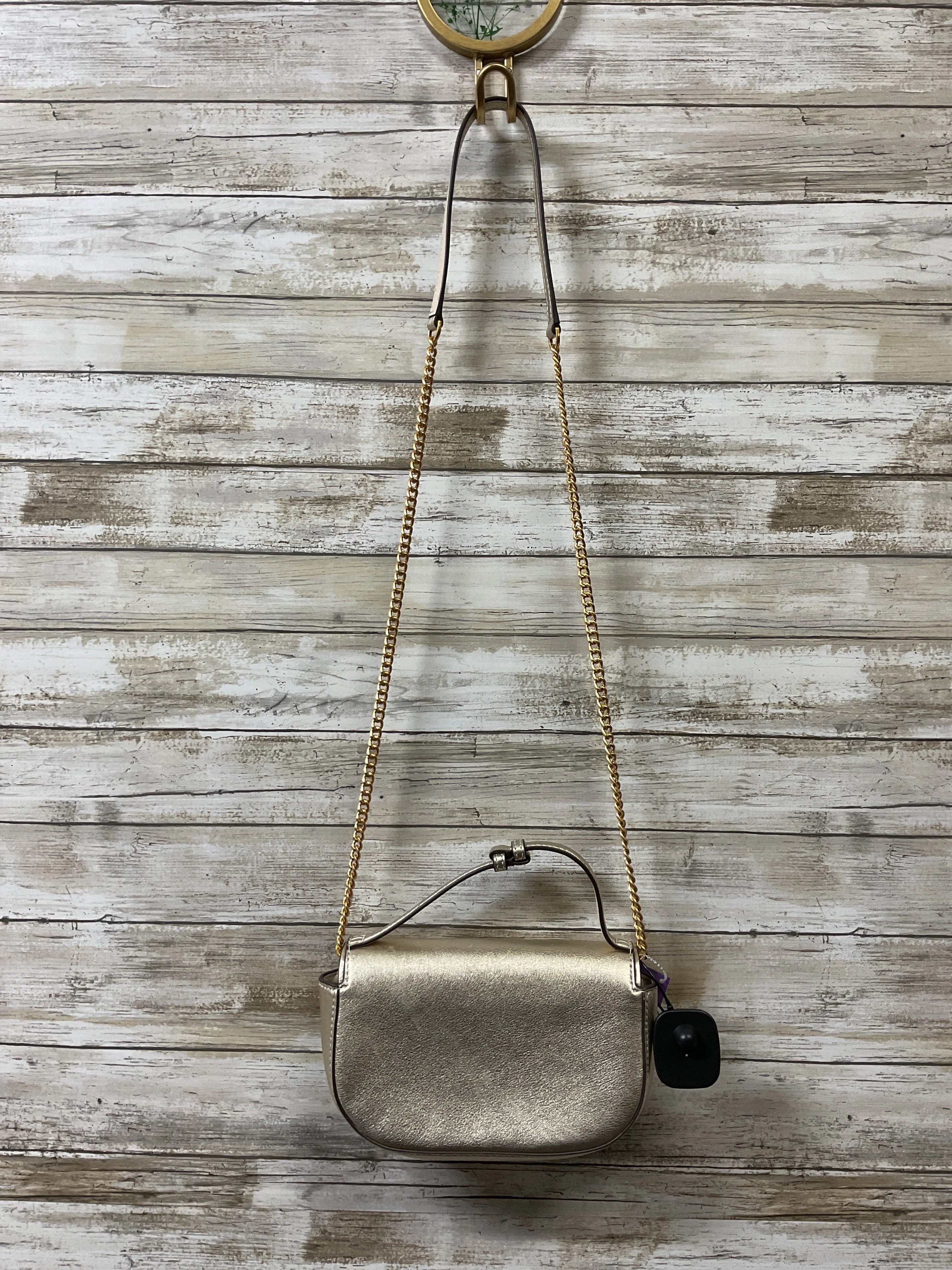 Crossbody Designer By Tory Burch In Gold, Size:Small