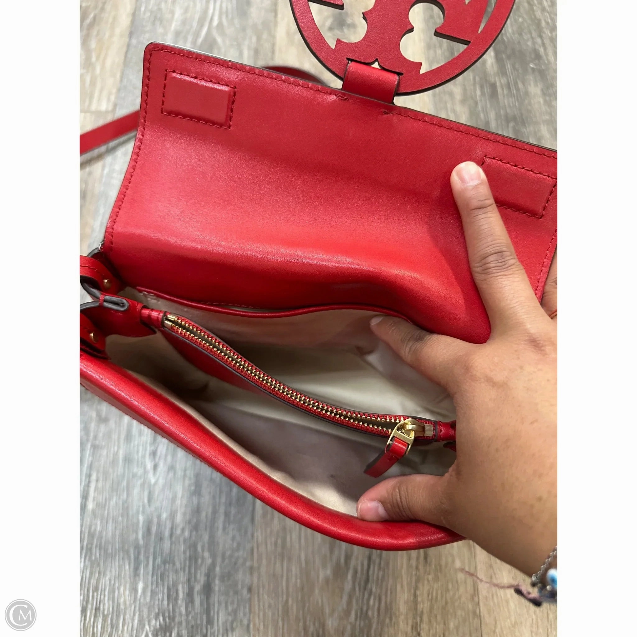 Crossbody Designer By Tory Burch, Size: Medium