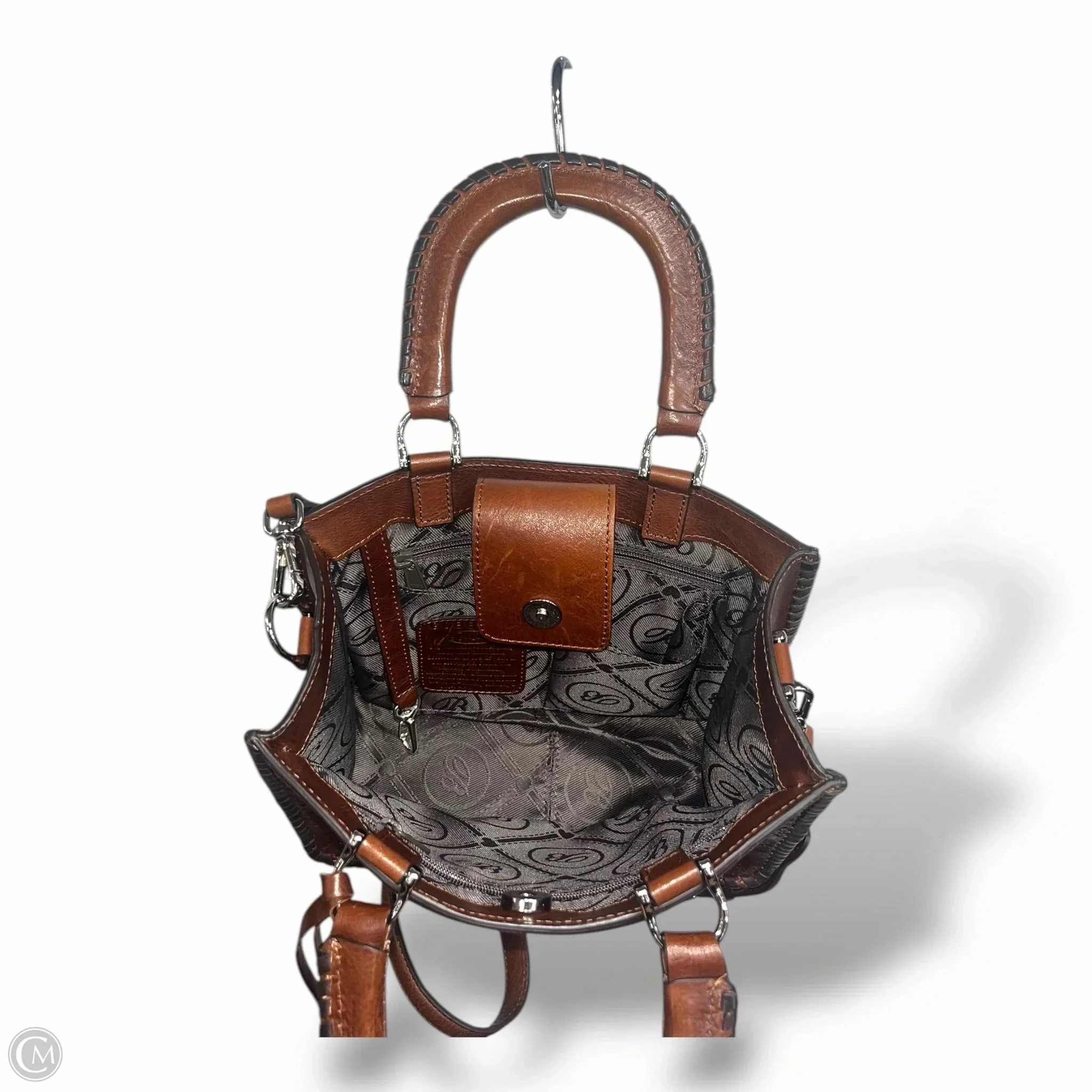 Crossbody Leather By Brighton, Size: Medium
