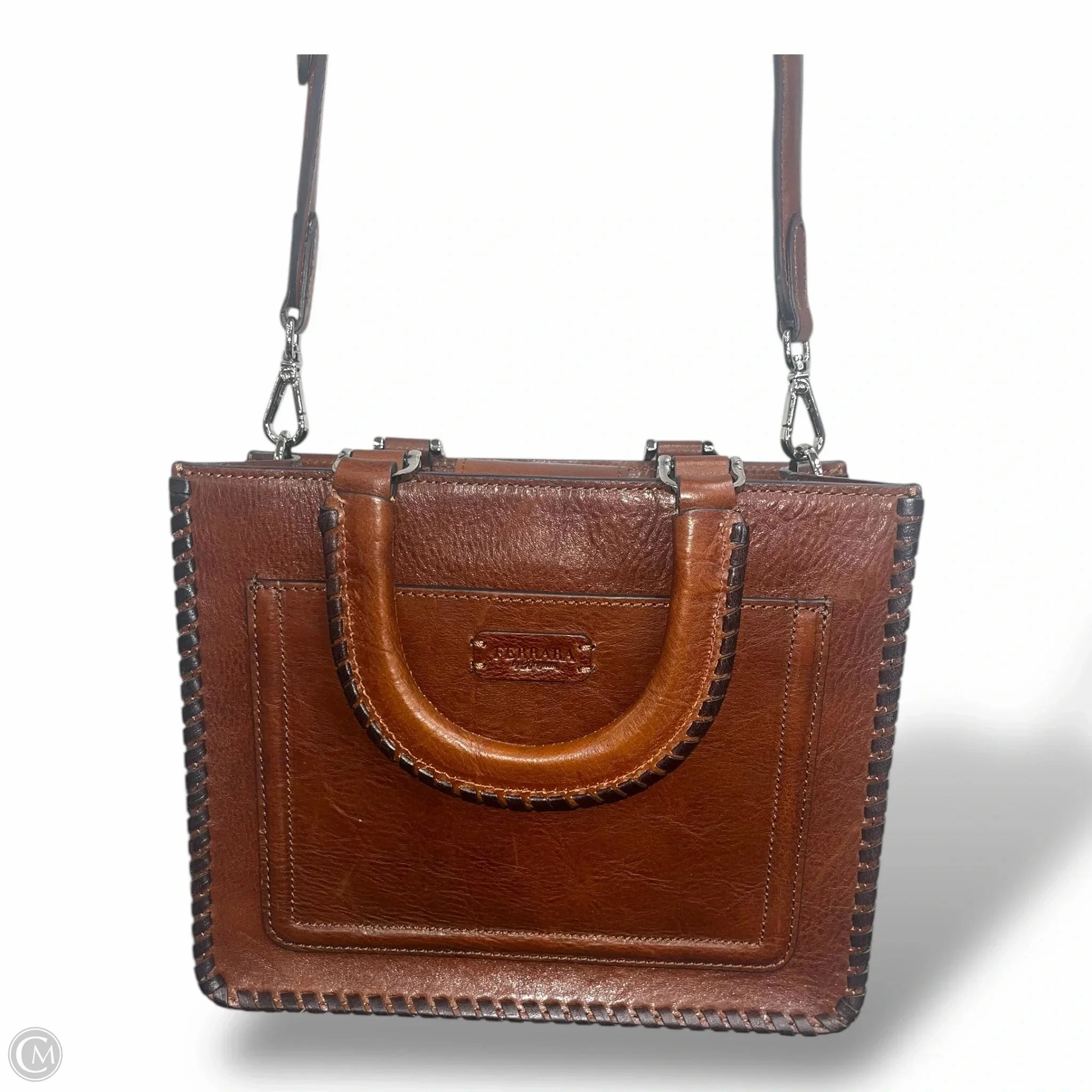 Crossbody Leather By Brighton, Size: Medium