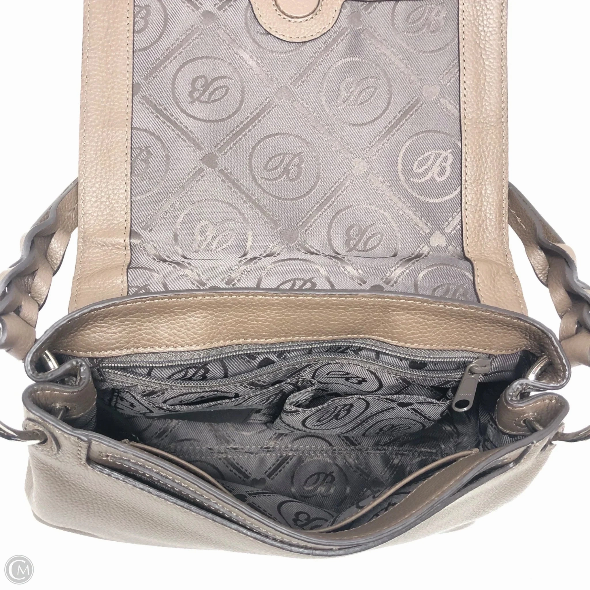 Crossbody Leather By Brighton, Size: Medium