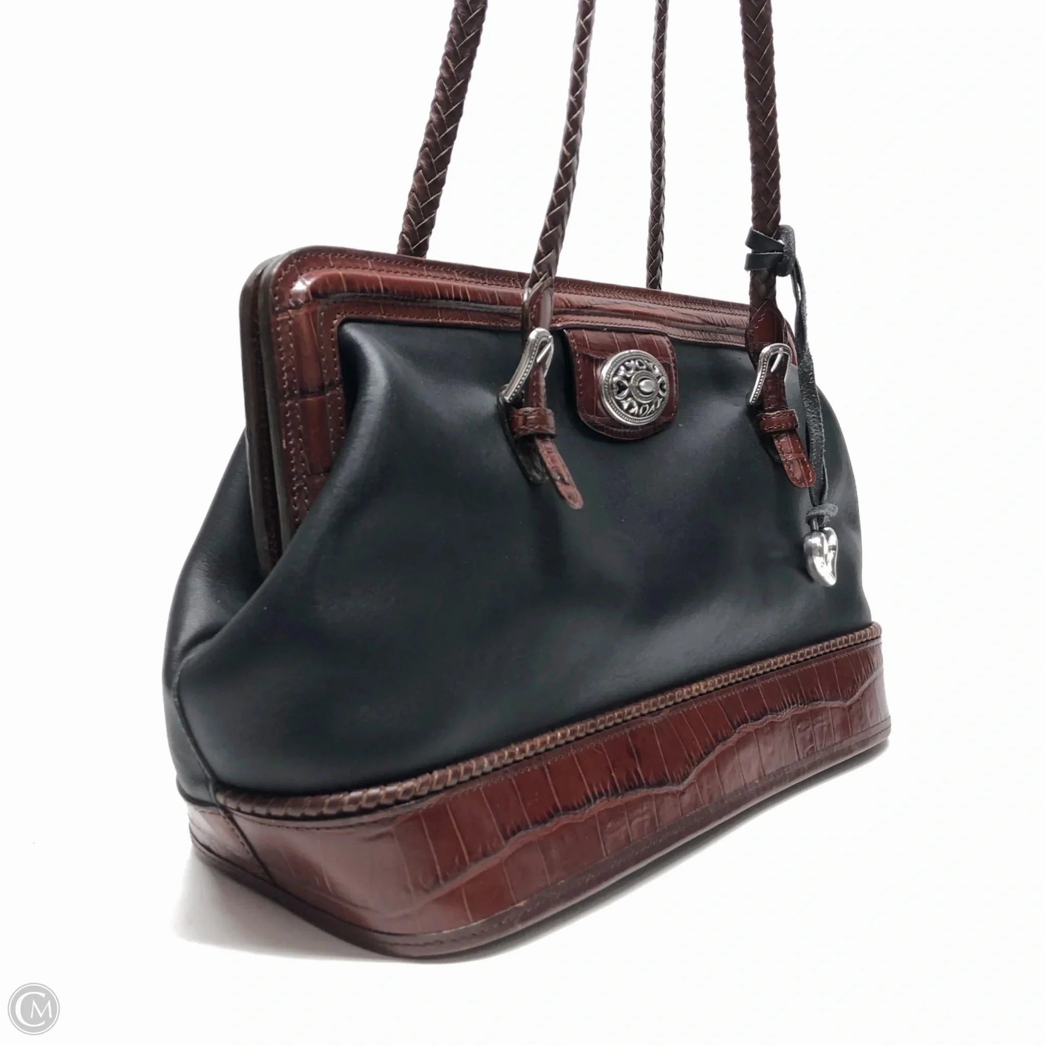 Crossbody Leather By Brighton, Size: Medium