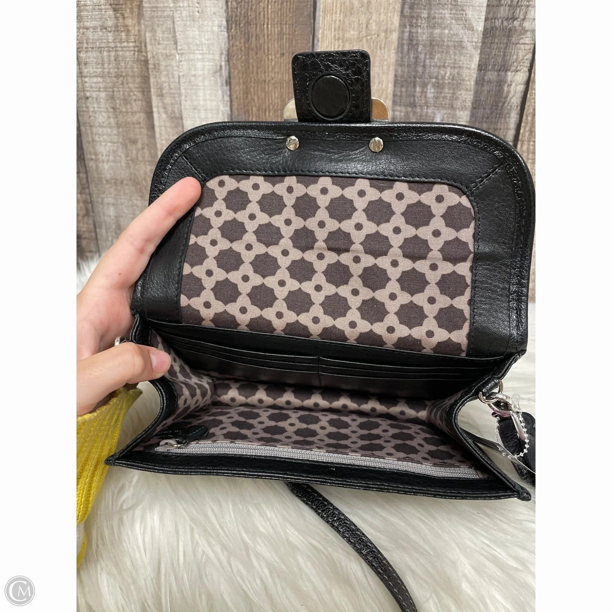 Crossbody Leather By Brighton, Size: Small