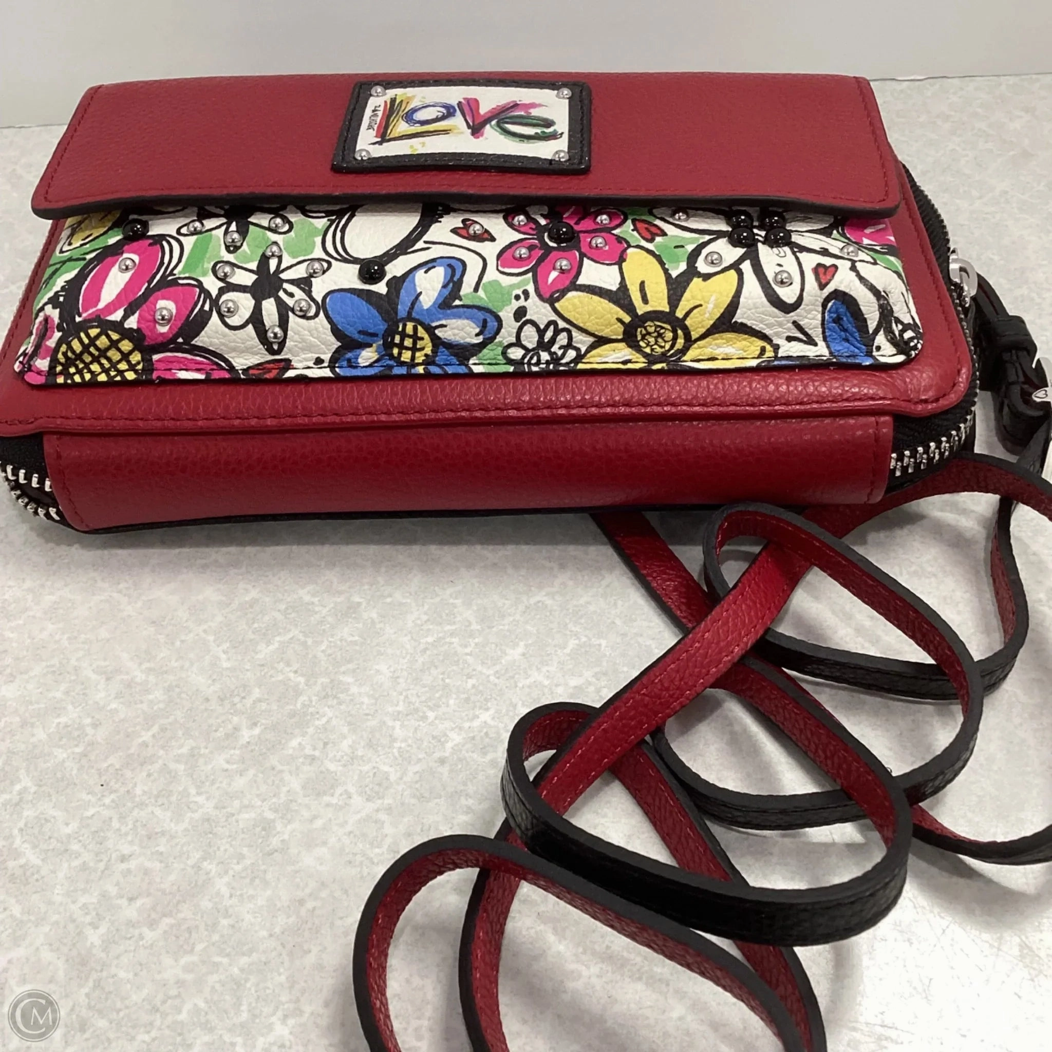 Crossbody Leather By Brighton, Size: Small