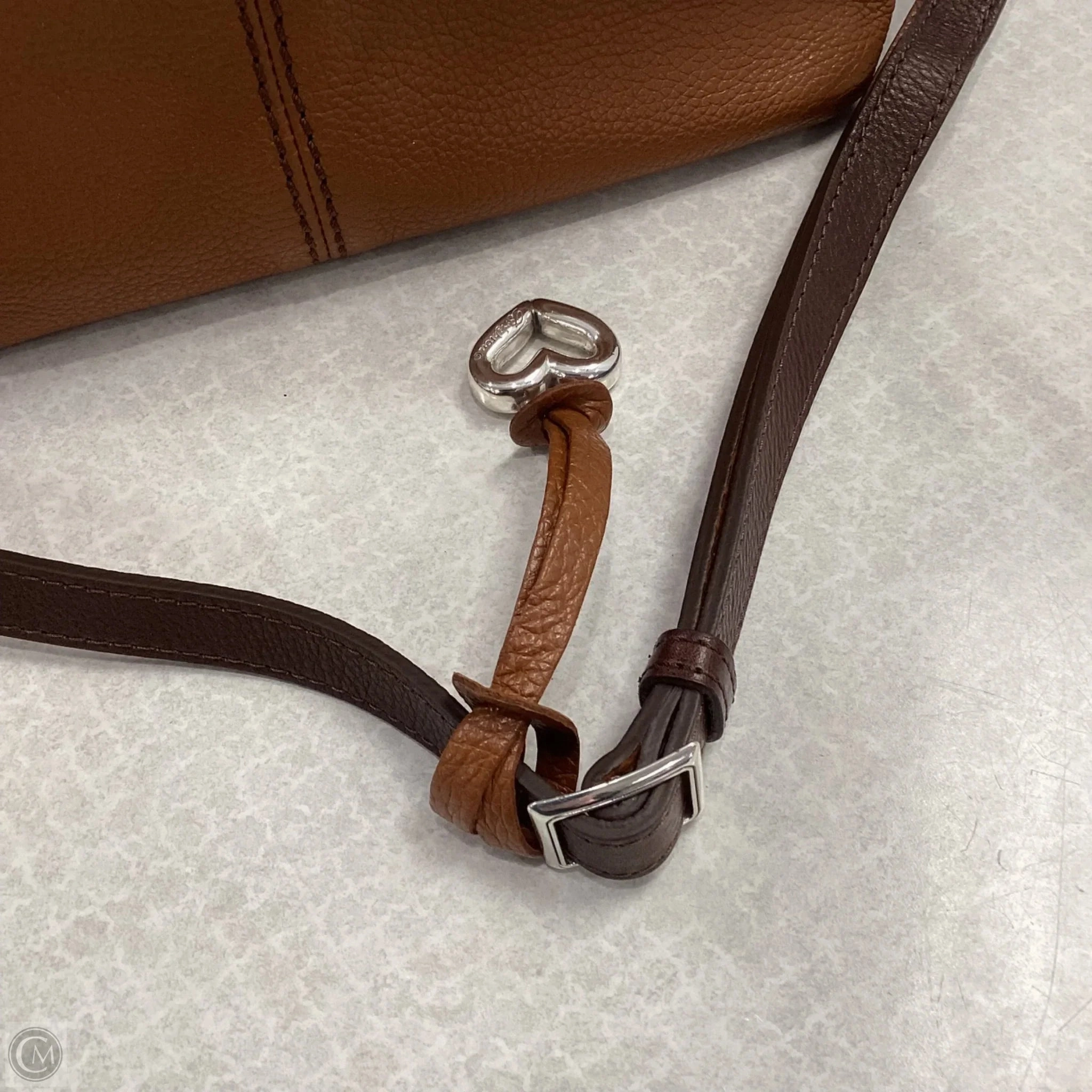 Crossbody Leather By Brighton, Size: Small