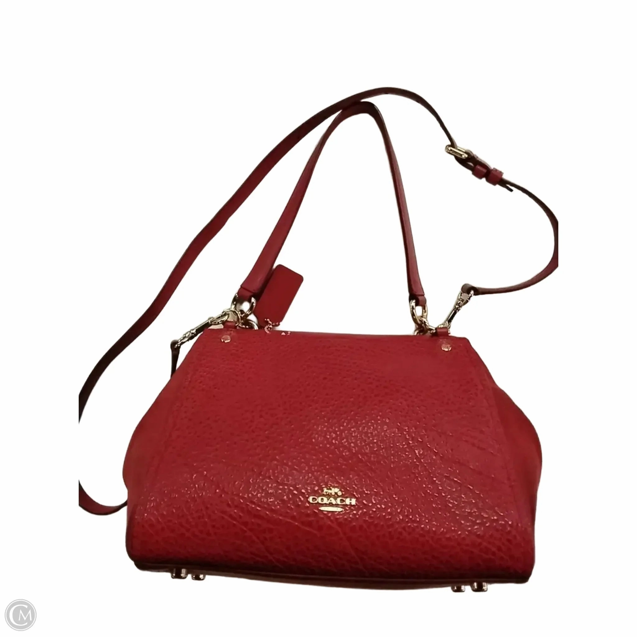 Crossbody Leather By Coach, Size: Medium