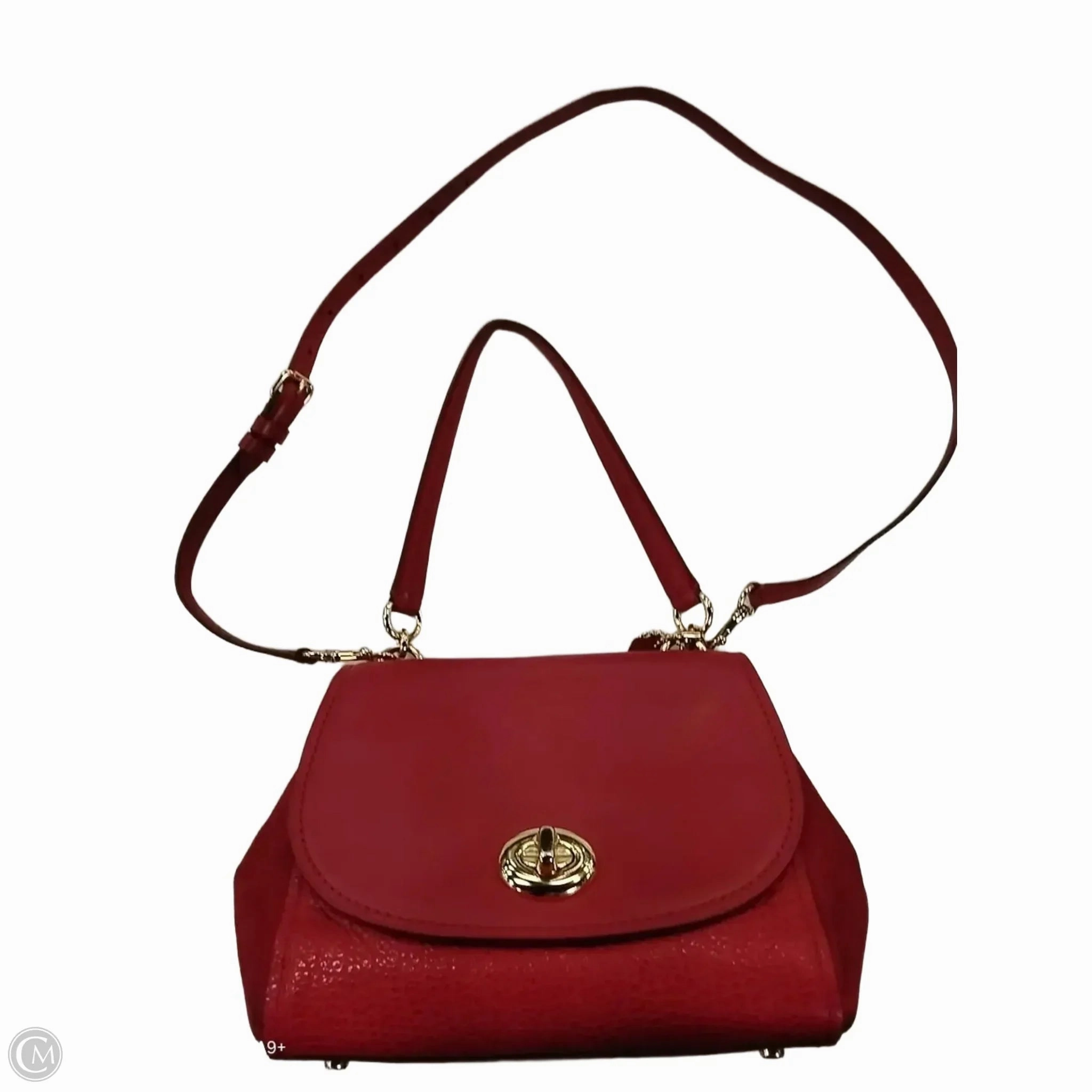 Crossbody Leather By Coach, Size: Medium