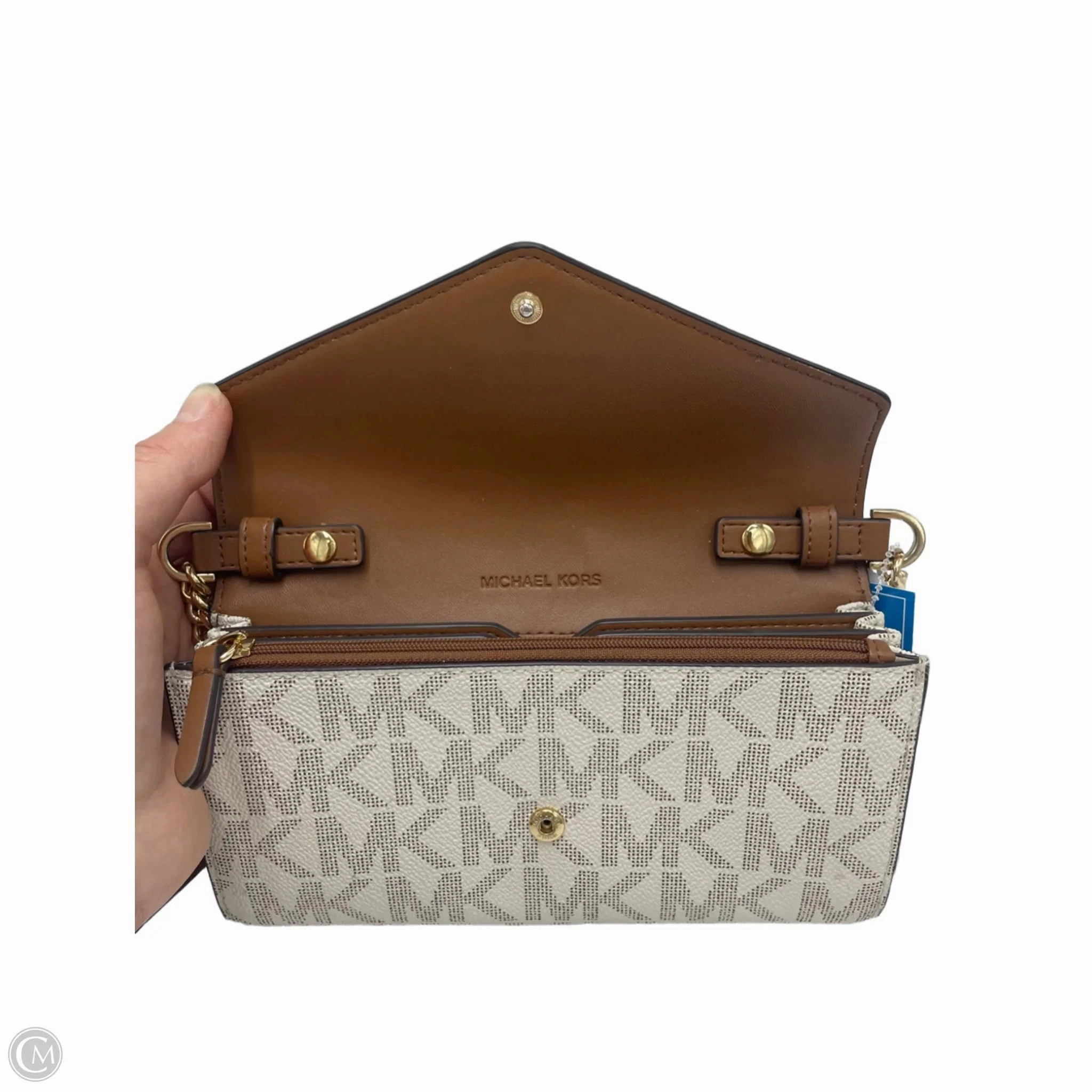 Crossbody Wallet On A Chain Designer By Michael Kors