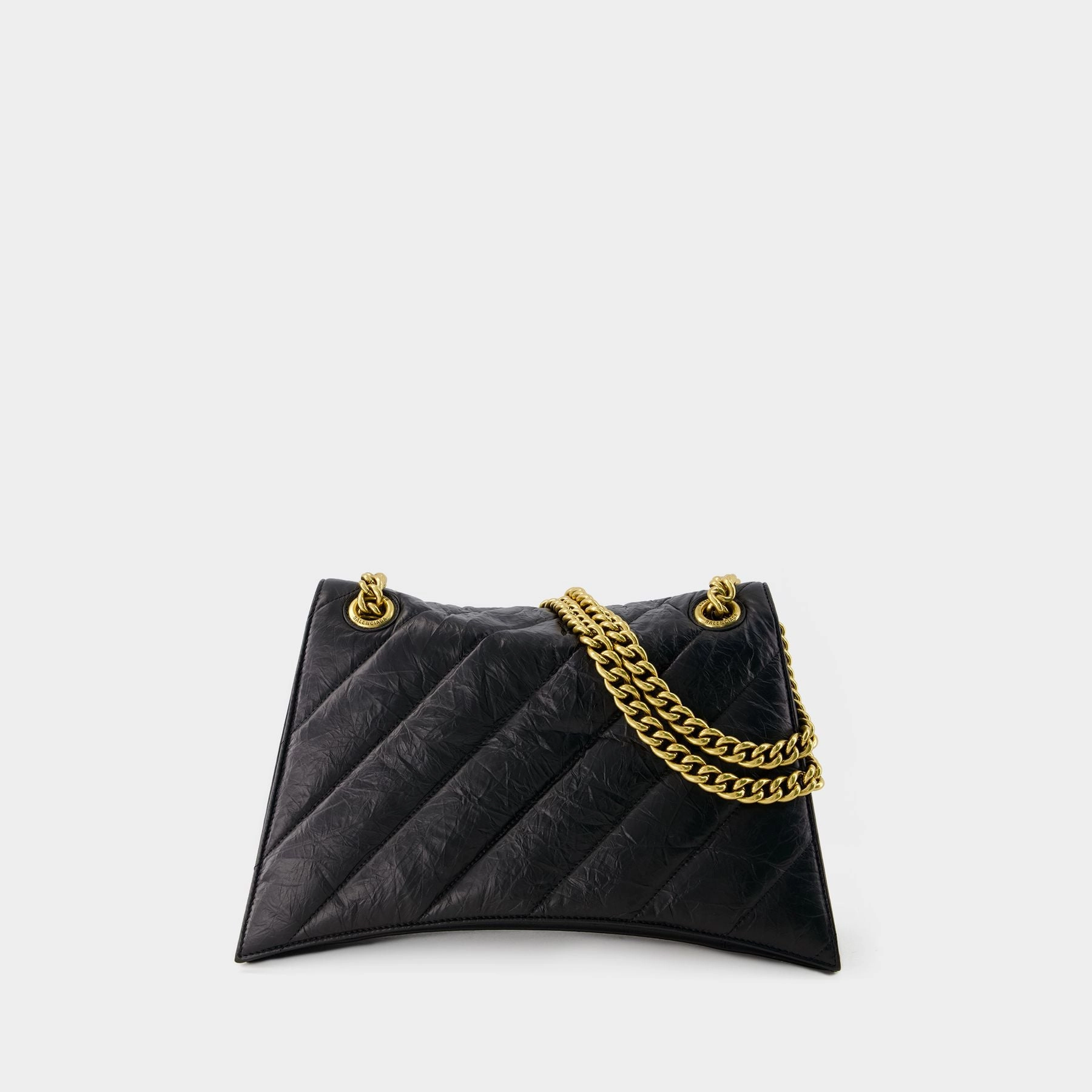 Crush Chain M Crossbody - Balenciaga - Leather - Black