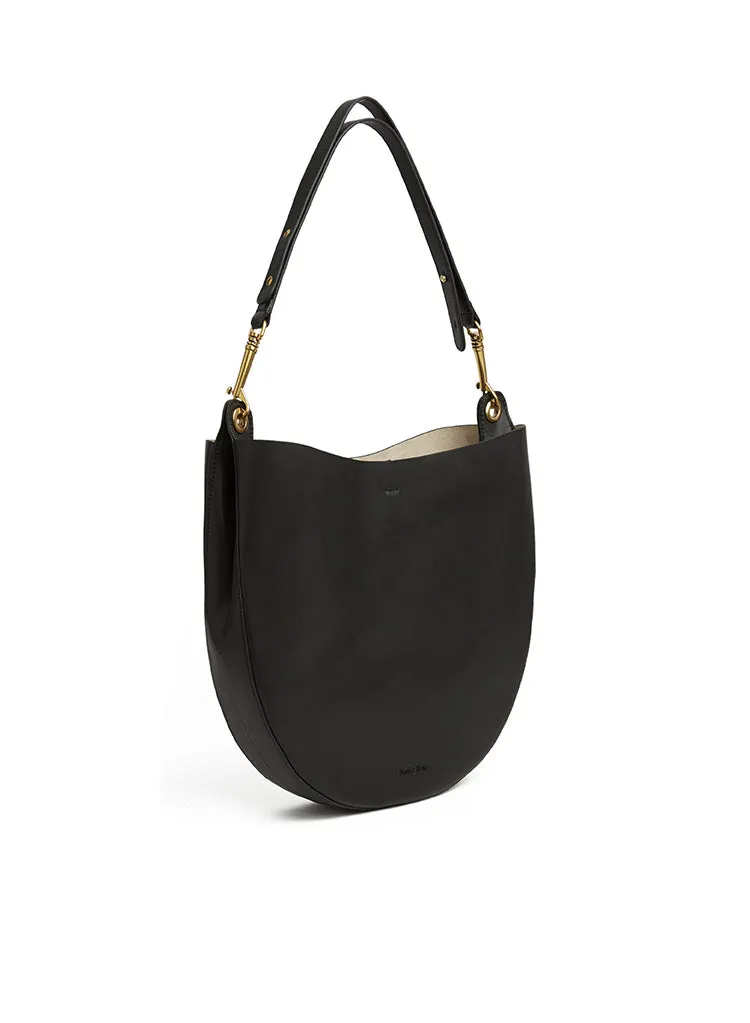 Cute Womens Red Leather Saddle Round Shoulder Bag Round Crossbody Purse for Women