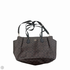 Diaper Bag Designer By Coach, Size: Large