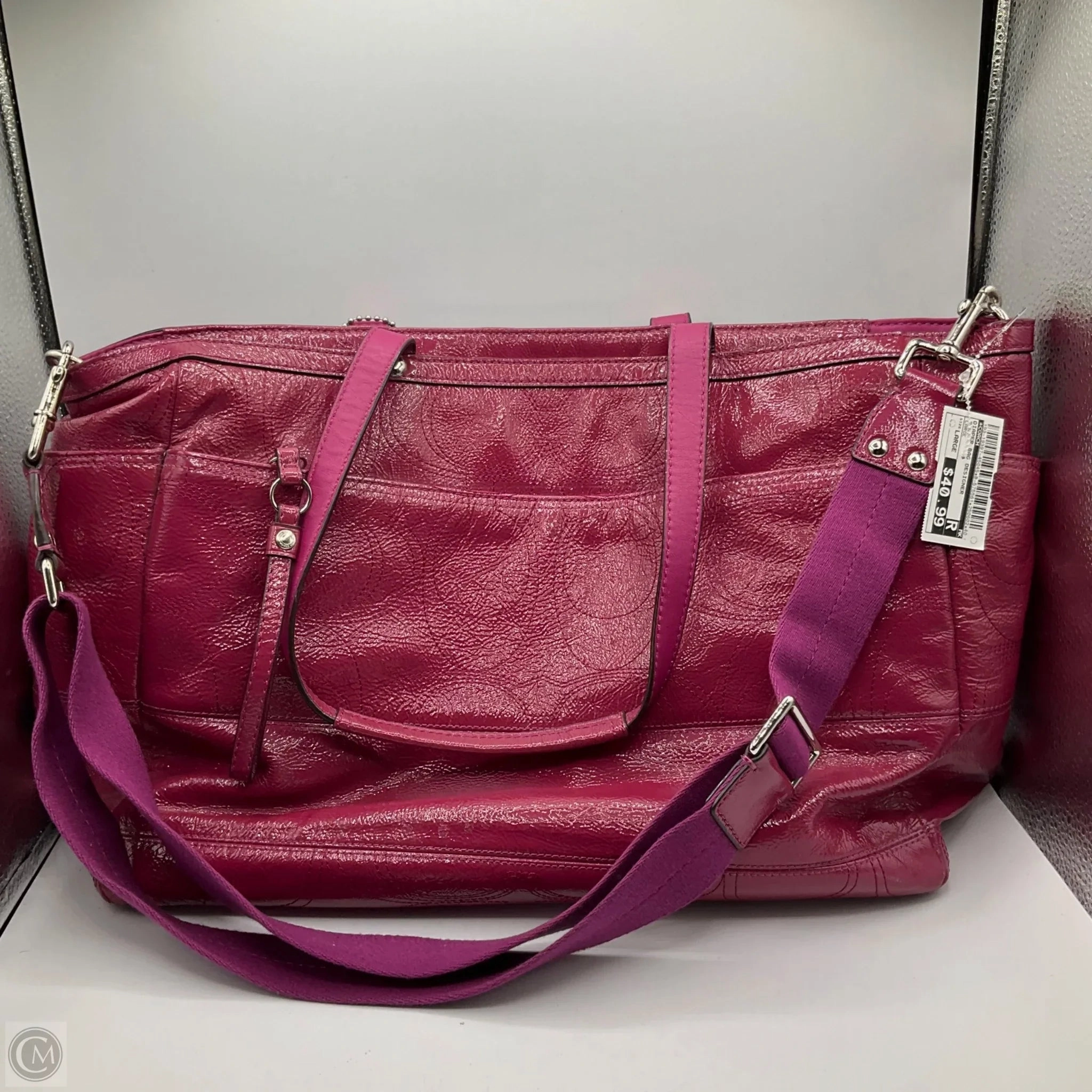 Diaper Bag Designer By Coach, Size: Large