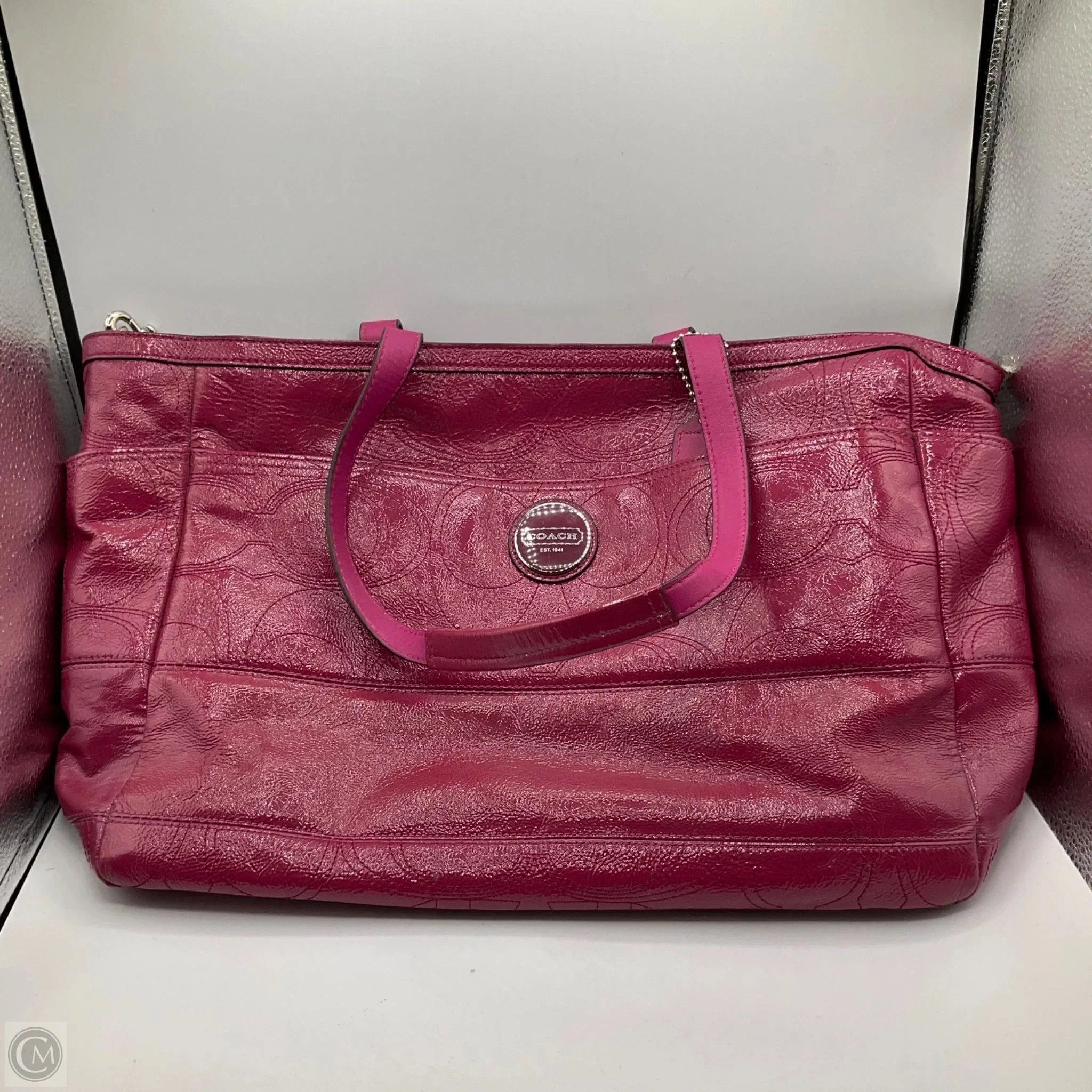 Diaper Bag Designer By Coach, Size: Large