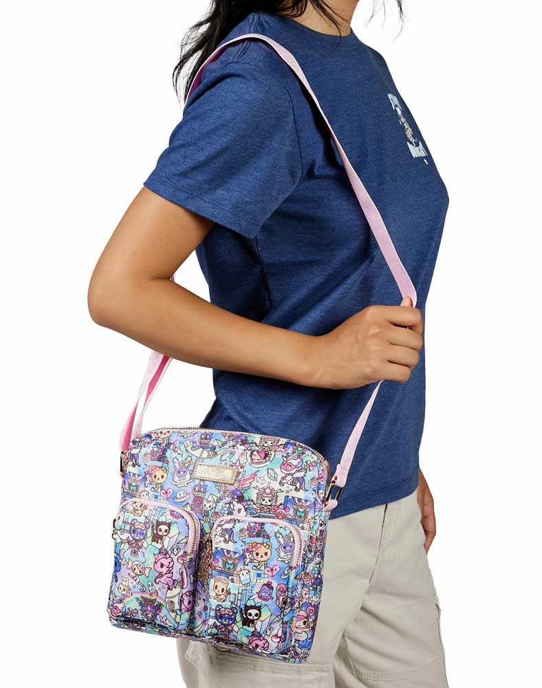 Digital Princess Double Pocket Crossbody