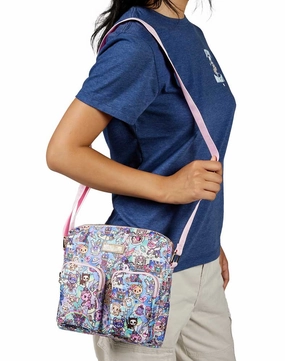 Digital Princess Double Pocket Crossbody