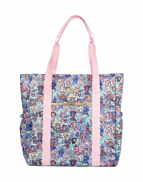 Digital Princess Side Pocket Tote