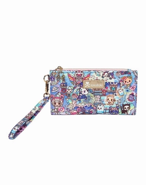 Digital Princess Snap Long Wallet