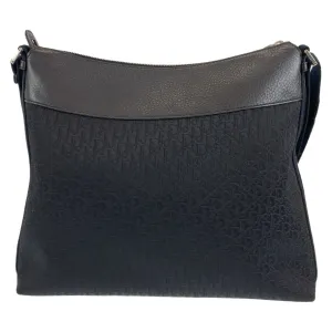 Dior Shoulder Bag Canvas, Leather Black SilverMetal Shoulder back shoulder bag Trotter Oblique Women Used