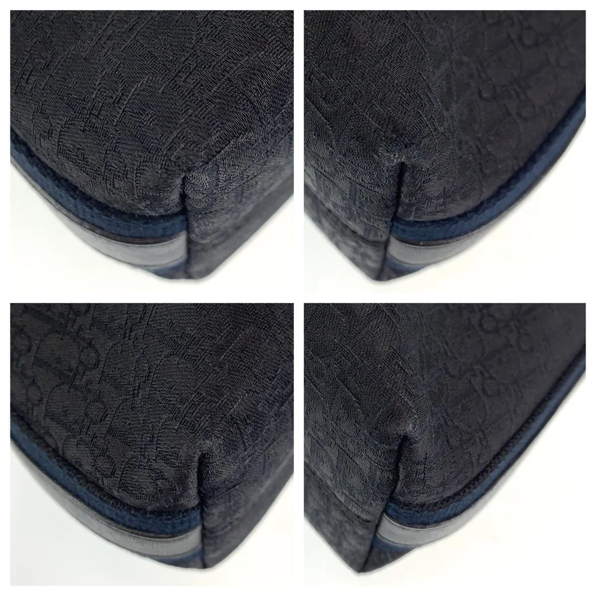 Dior Shoulder Bag Canvas, Leather Black SilverMetal Shoulder back shoulder bag Trotter Oblique Women Used