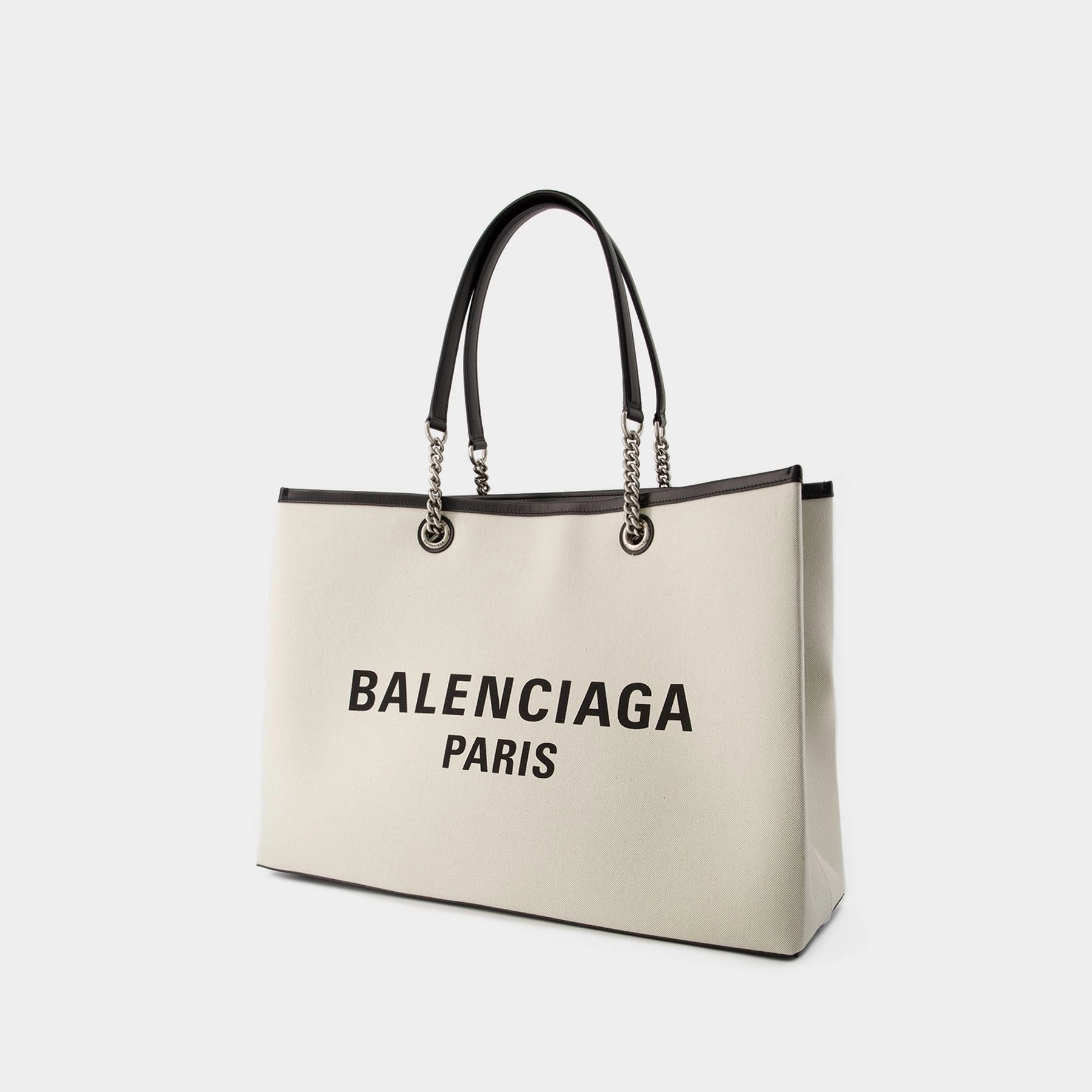Duty Free Tote Bag L - Balenciaga - Cotton - Beige